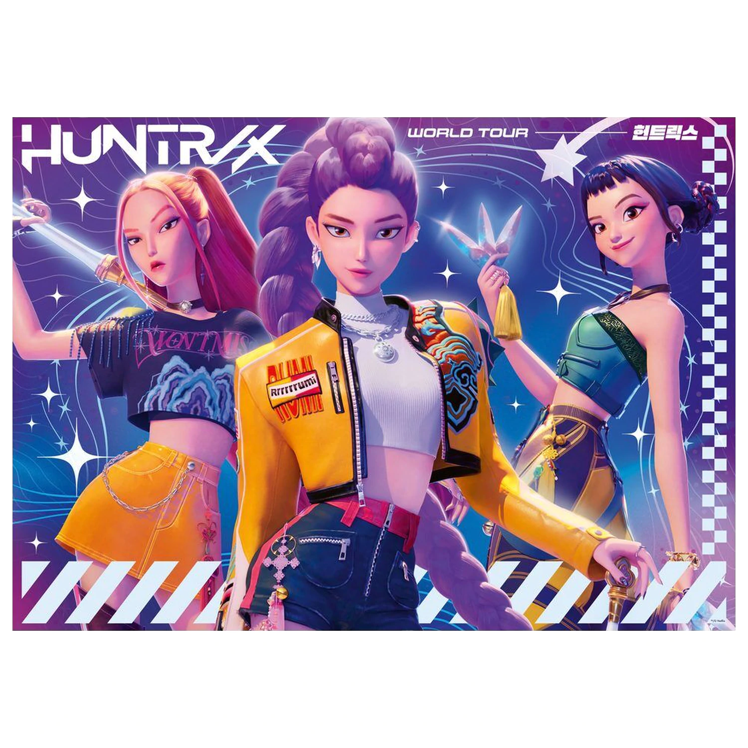 K-Pop Demon Hunters puzzle 125ks fotografii produktu