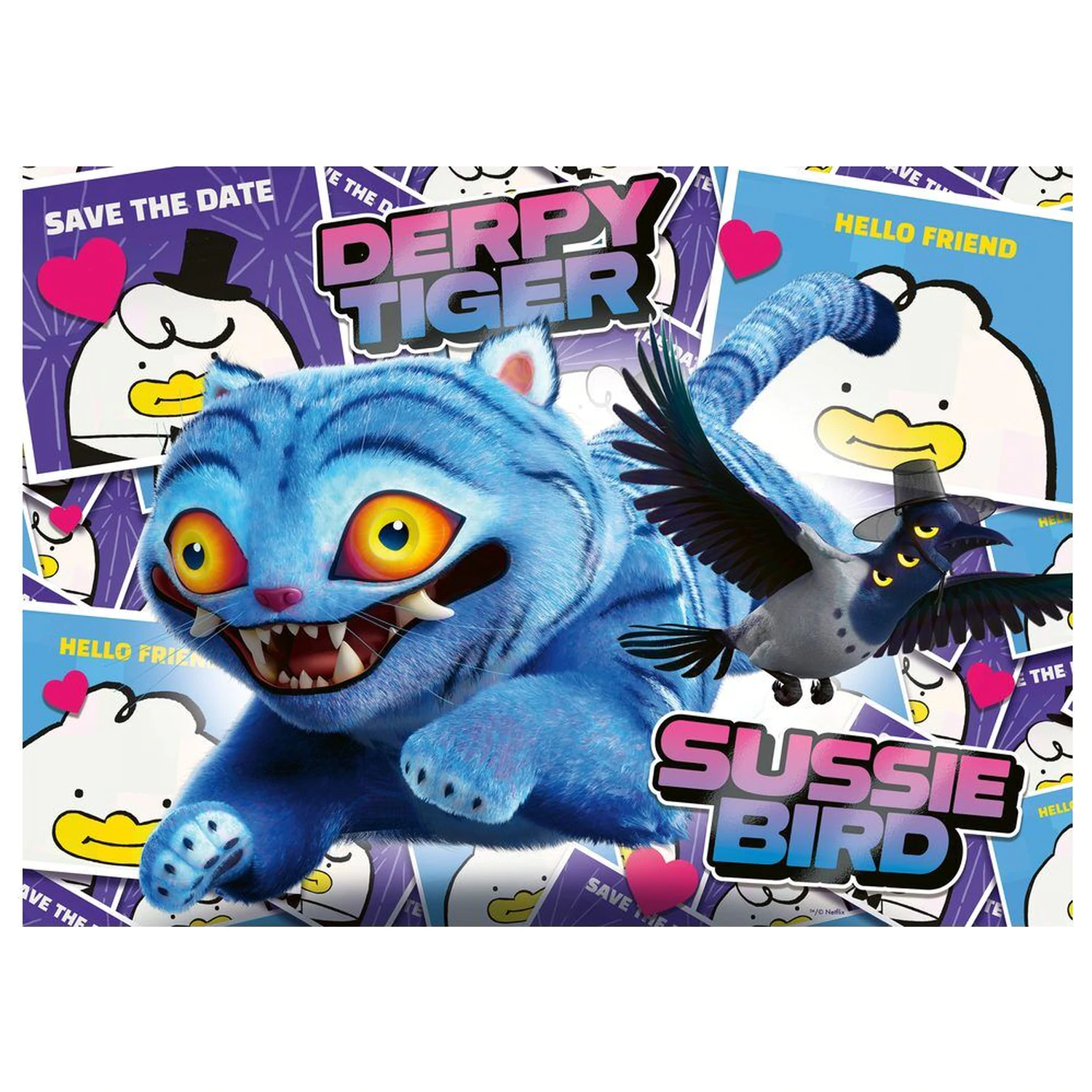 K-Pop Demon Hunters puzzle 4x100 ks fotografii produktu