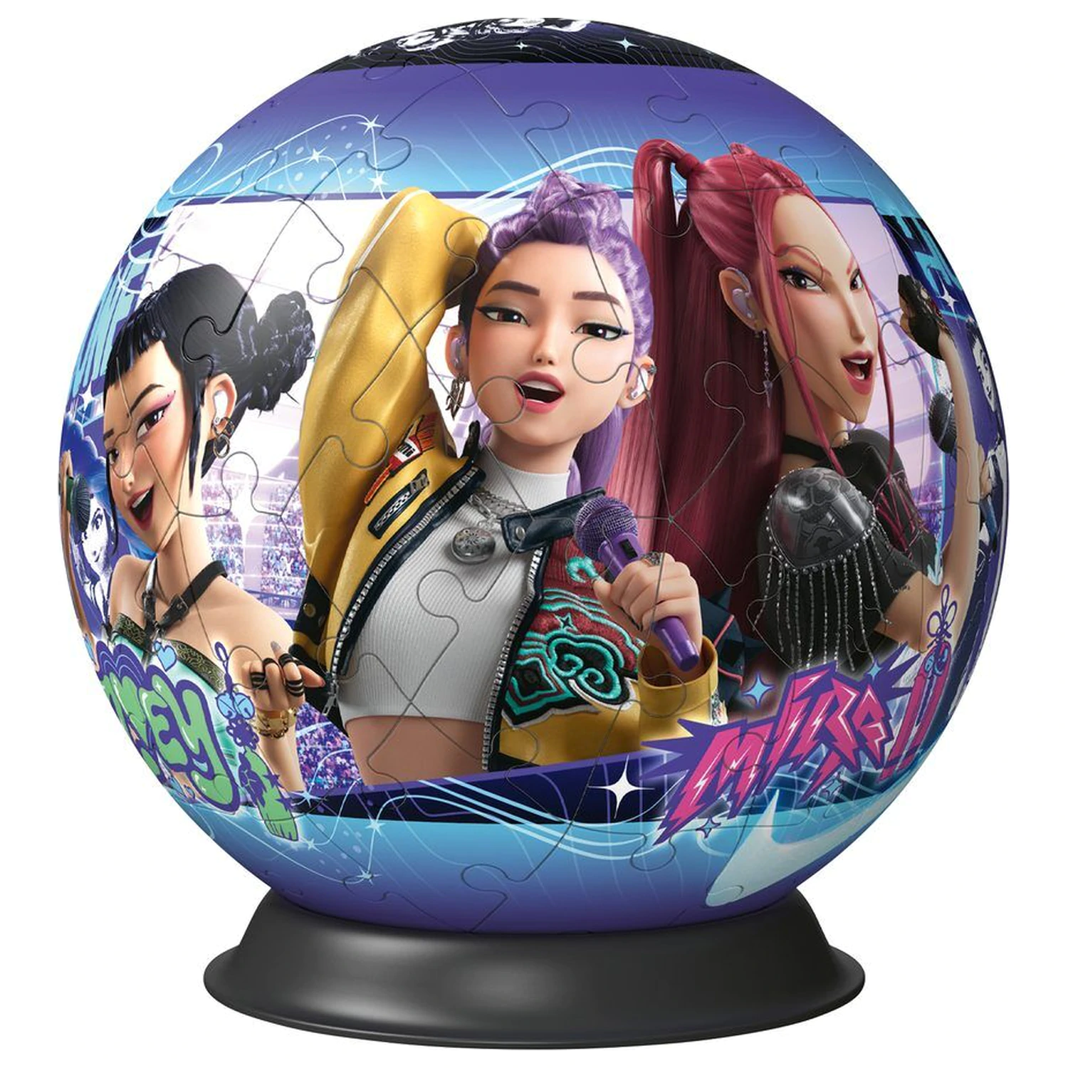 K-Pop Demon Hunters puzzle 3D Koule 72 dílků fotografii produktu