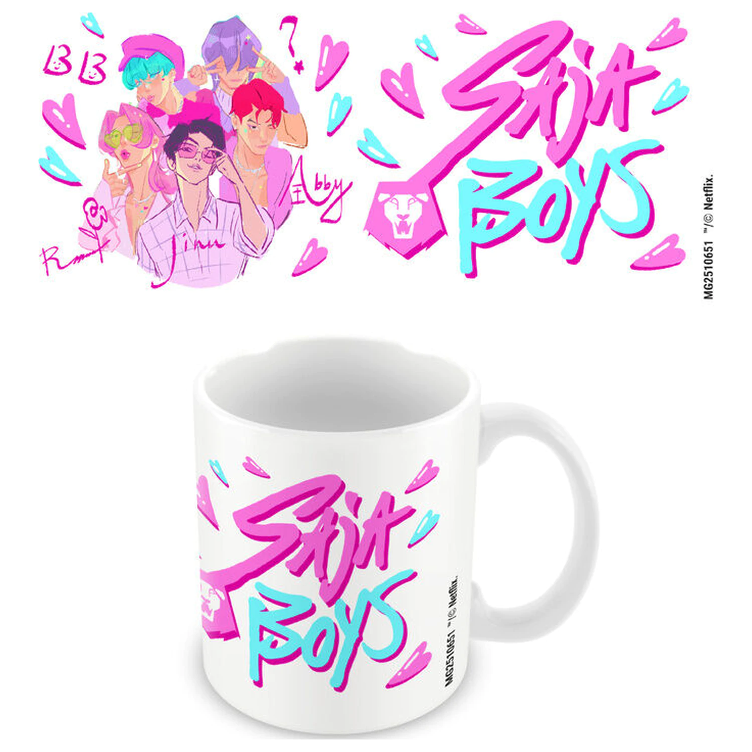K-Pop Demon Hunters Saja Boys hrnek 325ml fotografii produktu