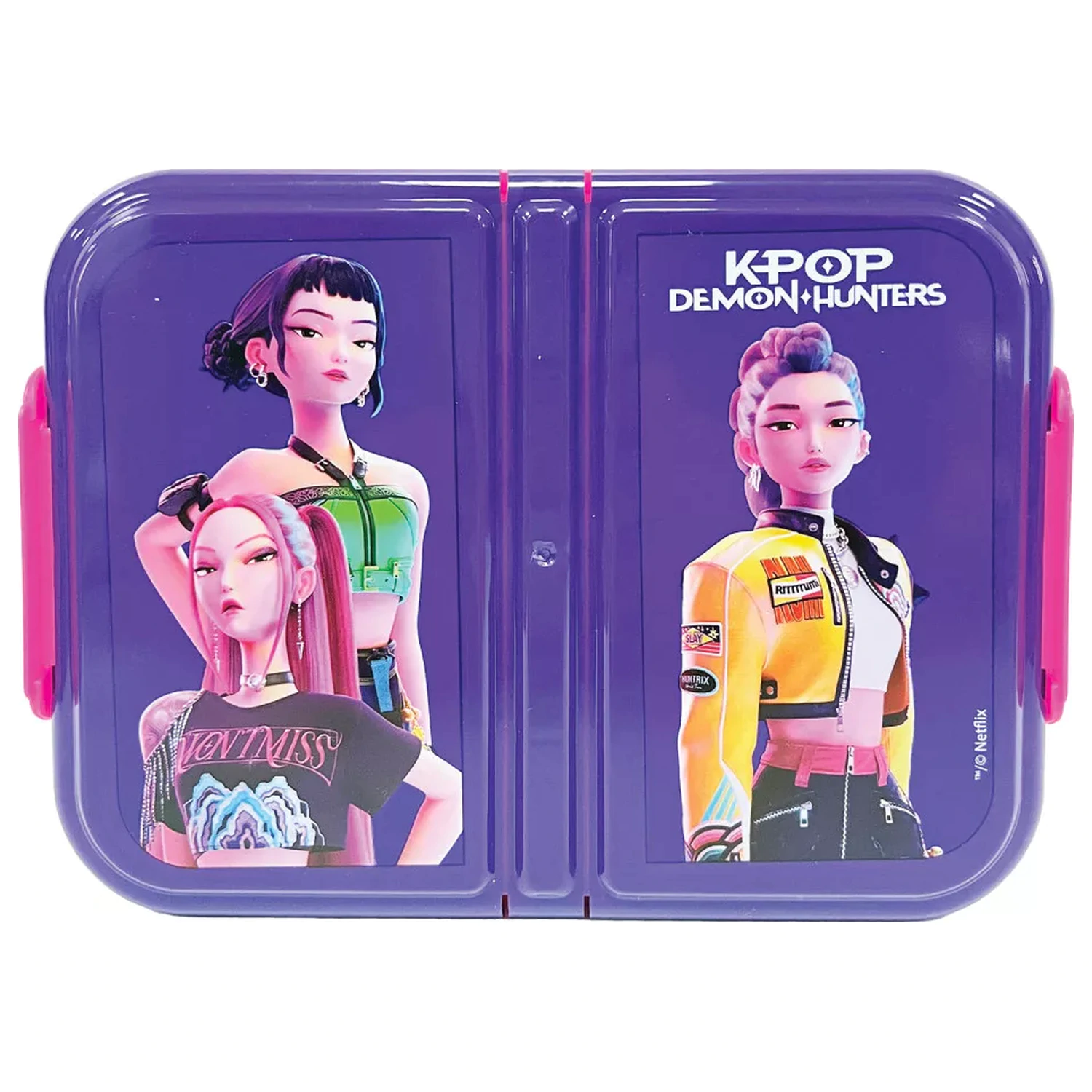 K-pop Demon Hunters Dívčí vícekapsový obědový box, box na sendviče fotografii produktu
