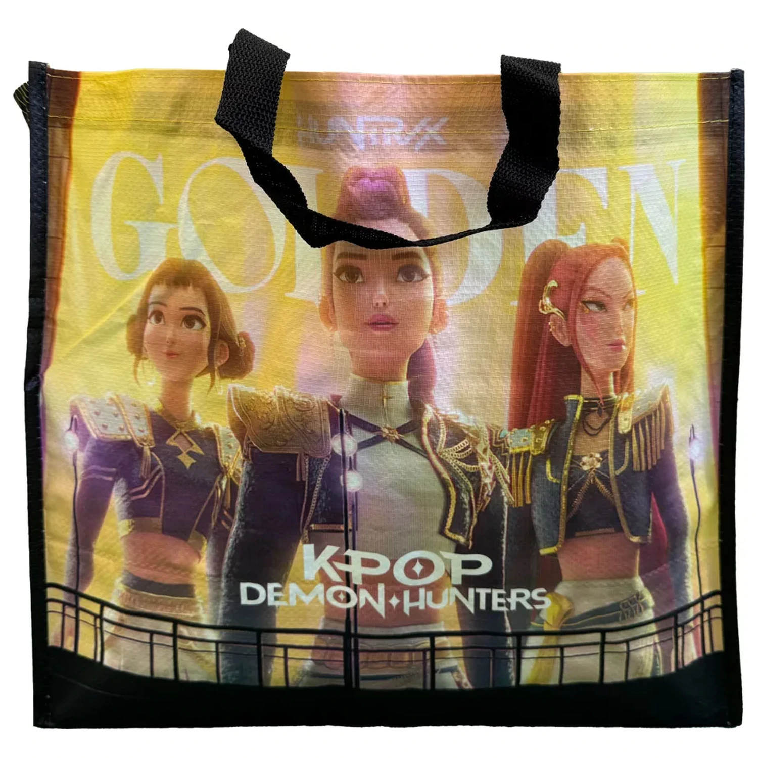 K-pop Demon Hunters Negra nákupní taška 45 cm fotografii produktu