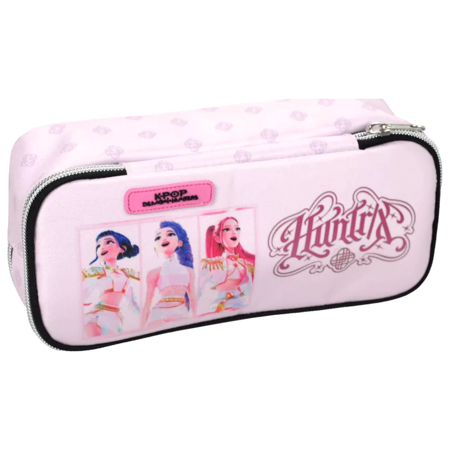 K-pop Demon Hunters Pink dvoukomorové pouzdro na tužky 26 cm fotografii produktu