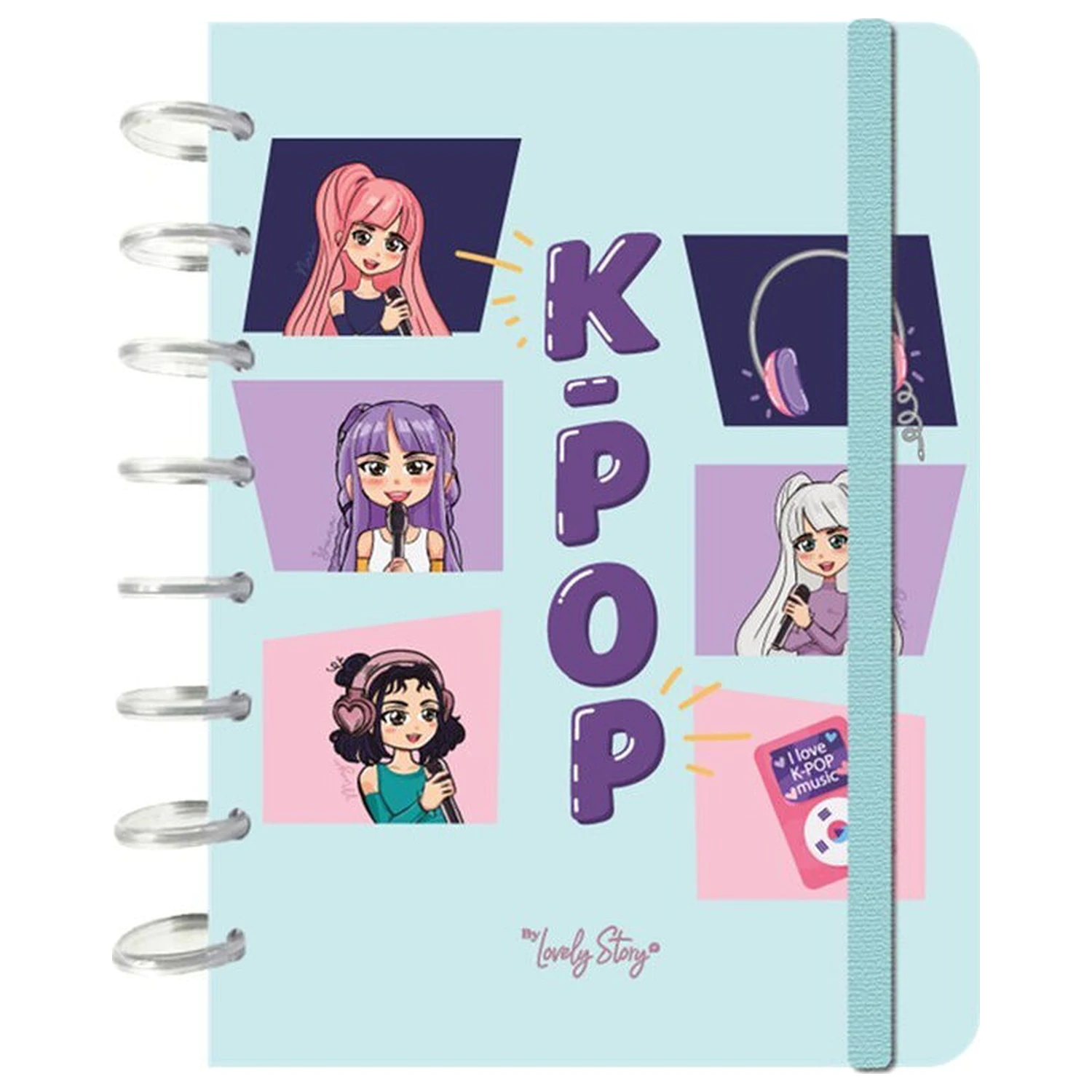 K-Pop Mint A5 poznámkový blok fotografii produktu
