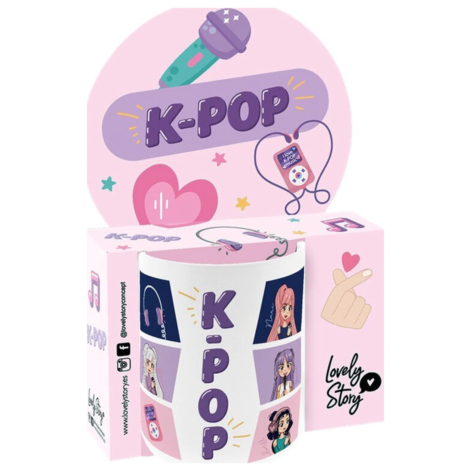 K-Pop Stars hrnek 330 ml fotografii produktu