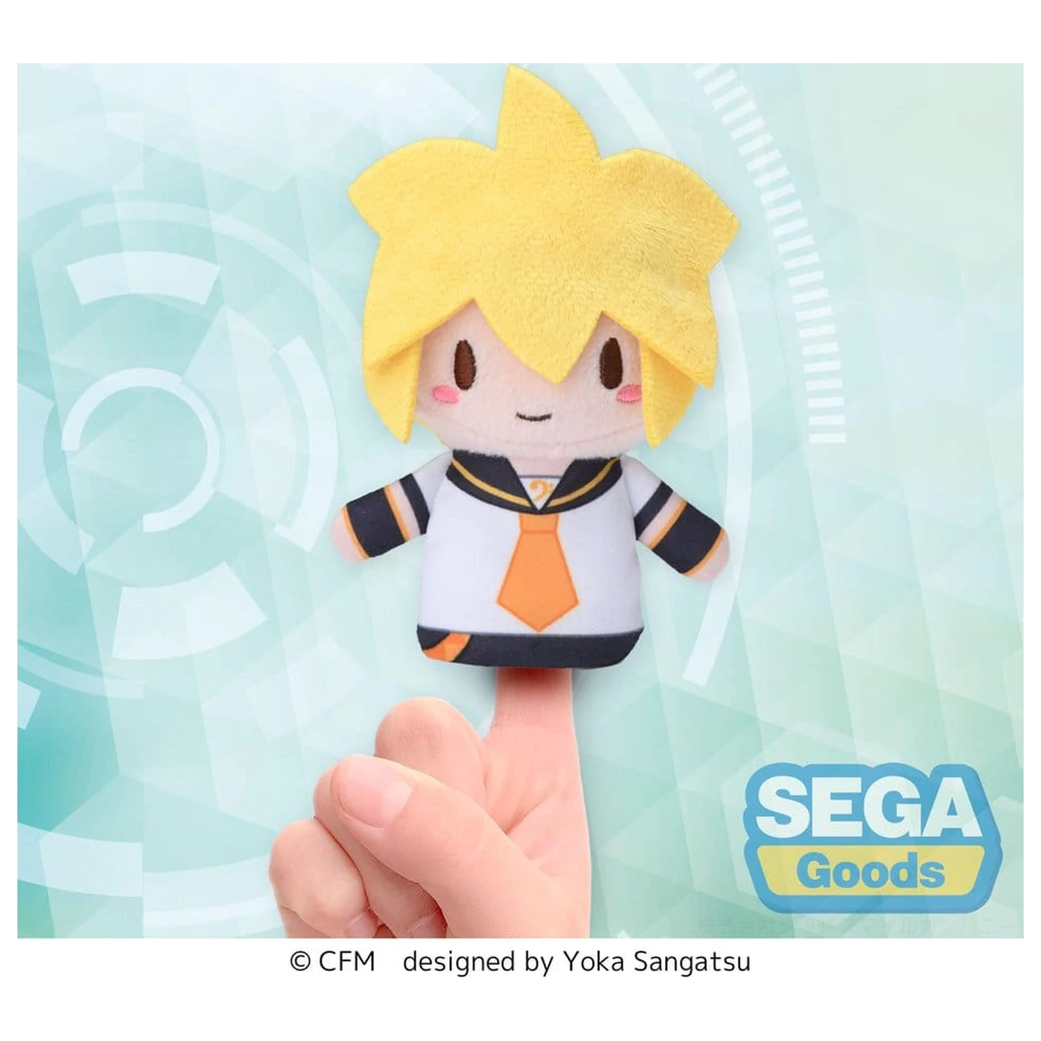 Kagamine Rin & Len Fuwa Petit Plush Figure Kagamine Len prstový maskot 10 cm fotografii produktu