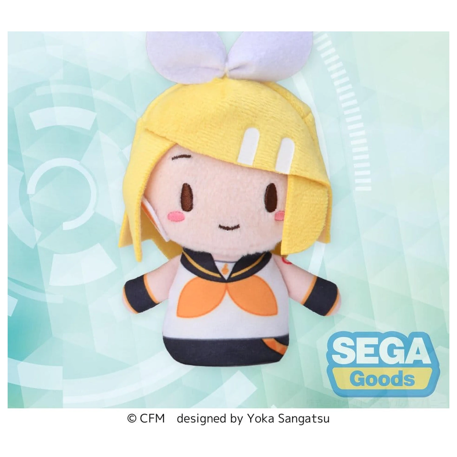 Kagamine Rin & Len Fuwa Petit Plush Kagamine Rin Prstový maskot 10 cm fotografii produktu
