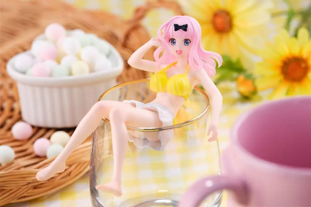 Kaguya-sama: Love is War PVC Statue Ultra Romantic Aqua Float Girls Figure Chika Fujiwara PVC Socha fotografii produktu