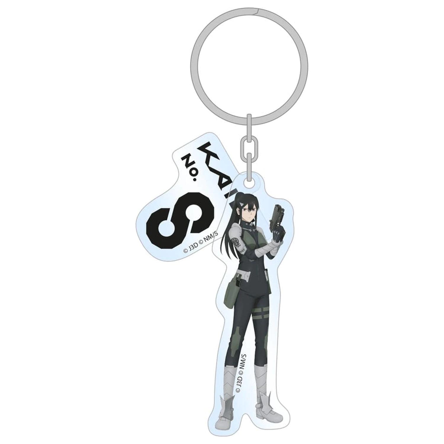 Kaiju No. 8 Akrylová klíčenka Mina Ashiro Season 2 Holografická 7 cm fotografii produktu