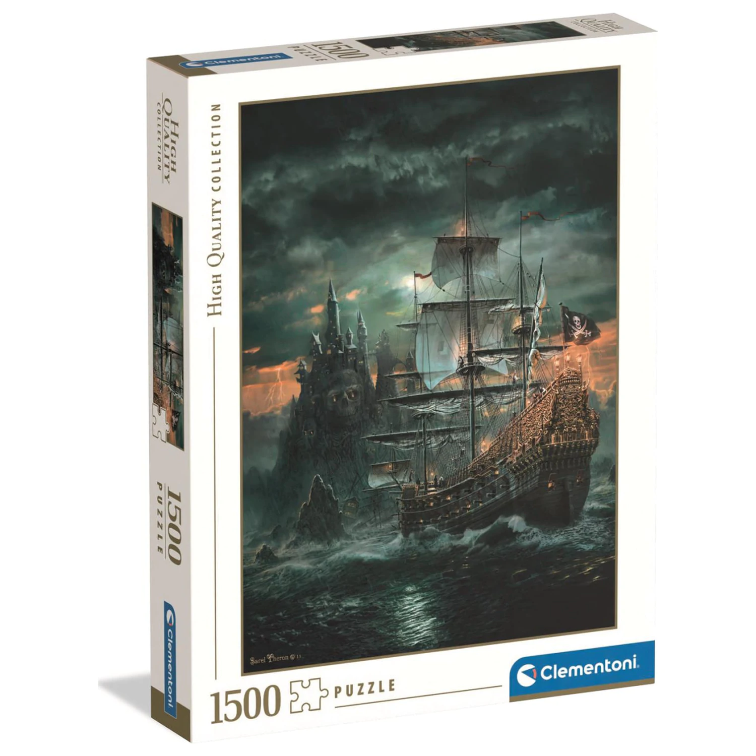 Skládačka Pirate Ship Haunted Seas s 1500 dílky fotografii produktu