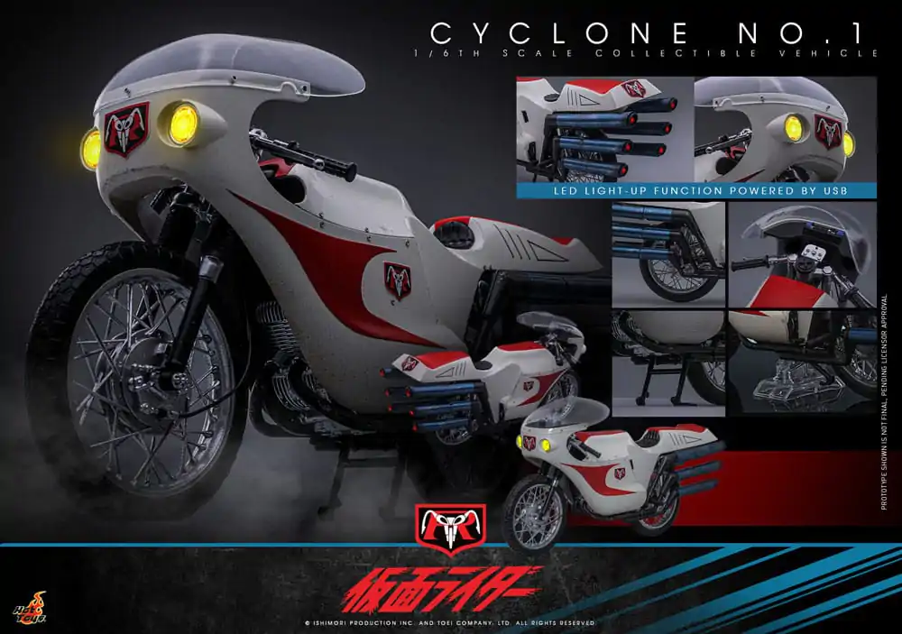 Kamen Rider 1/6 Cyclone č. 1 19 cm fotografii produktu