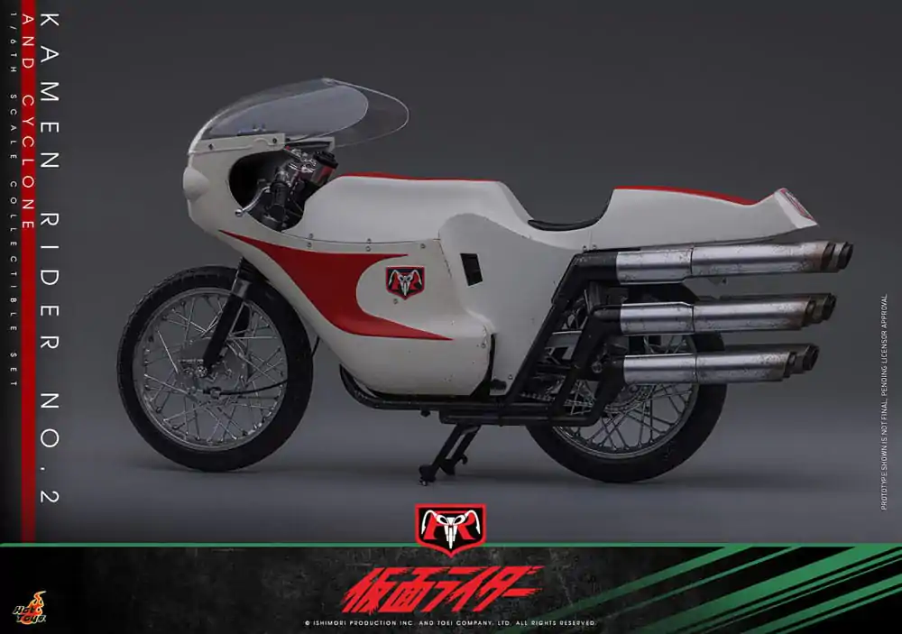 Kamen Rider 1/6 Motorka Cyclone číslo 2 19 cm fotografii produktu