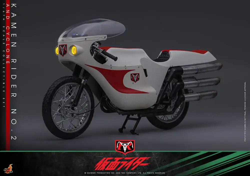 Kamen Rider 1/6 Motorka Cyclone číslo 2 19 cm fotografii produktu