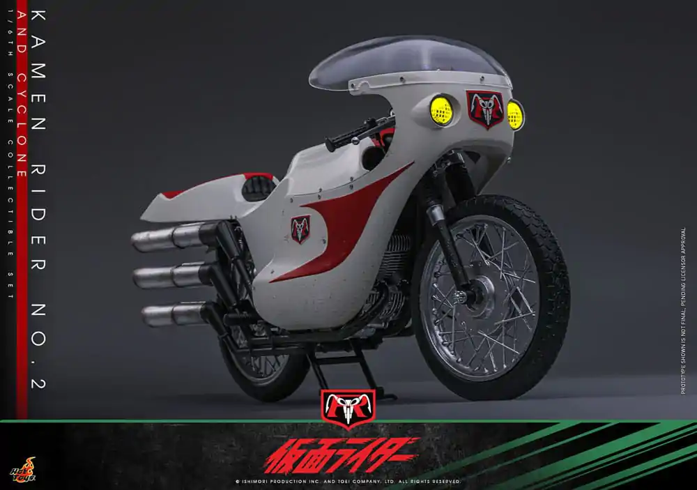 Kamen Rider 1/6 Motorka Cyclone číslo 2 19 cm fotografii produktu