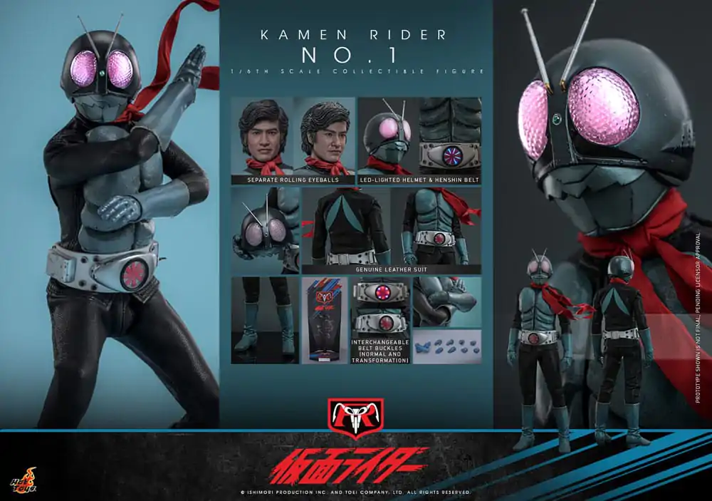 Kamen Rider 1/6 Akční figurka Kamen Rider No. 1 30 cm fotografii produktu