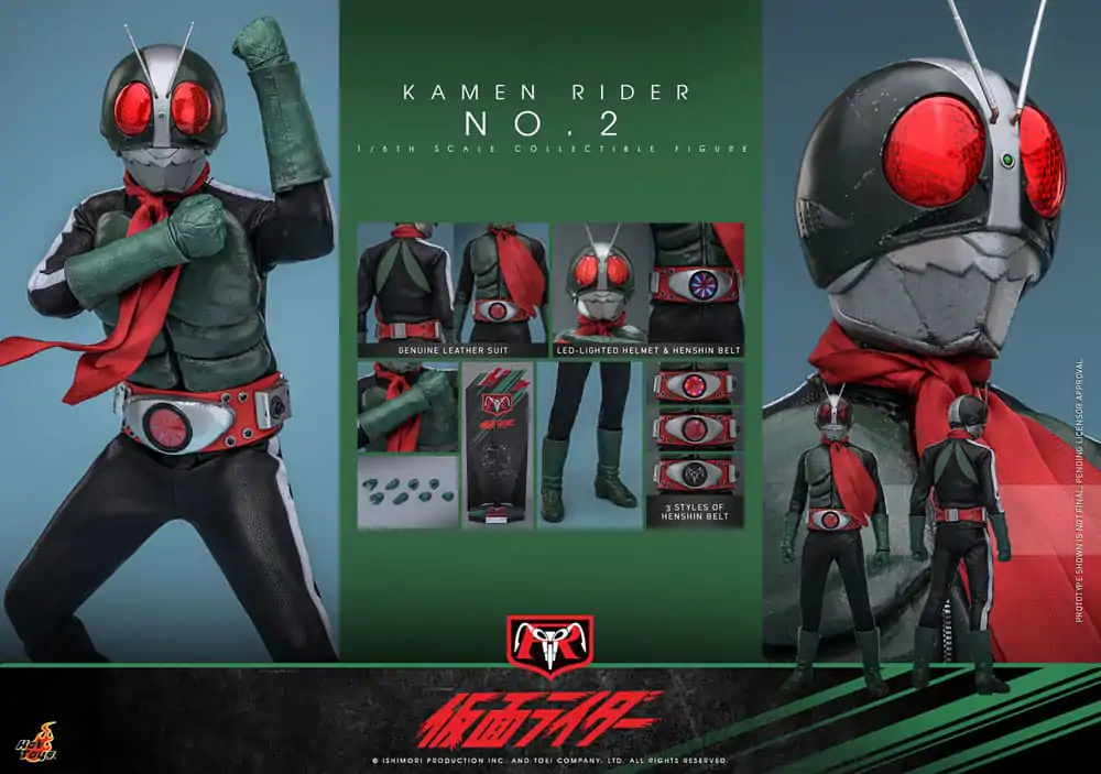 Kamen Rider 1/6 akční figurka Kamen Rider No. 2 30 cm fotografii produktu