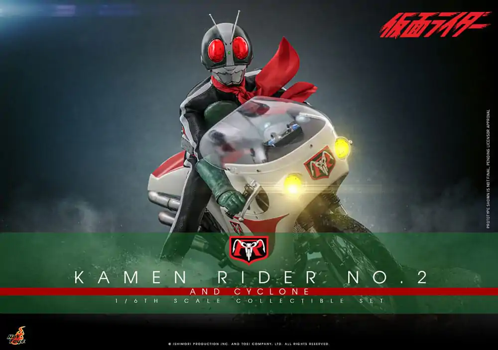 Kamen Rider 1/6 Kamen Rider No. 2 a Cylone 30 cm fotografii produktu