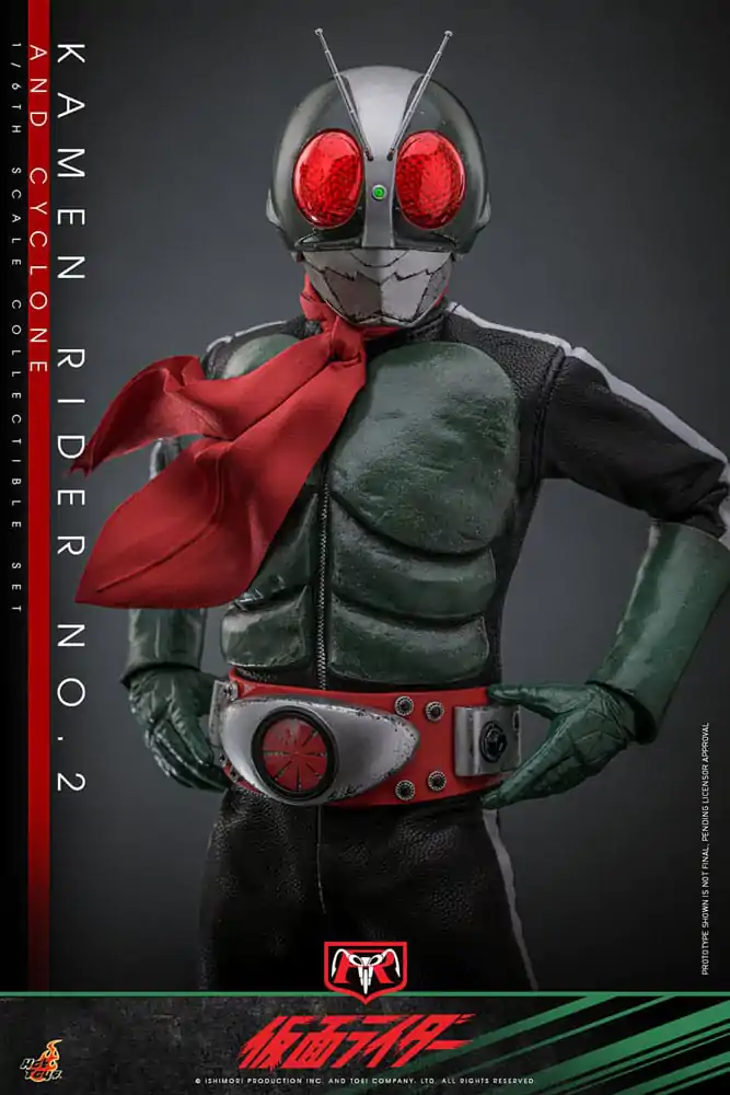 Kamen Rider 1/6 Kamen Rider No. 2 a Cylone 30 cm fotografii produktu