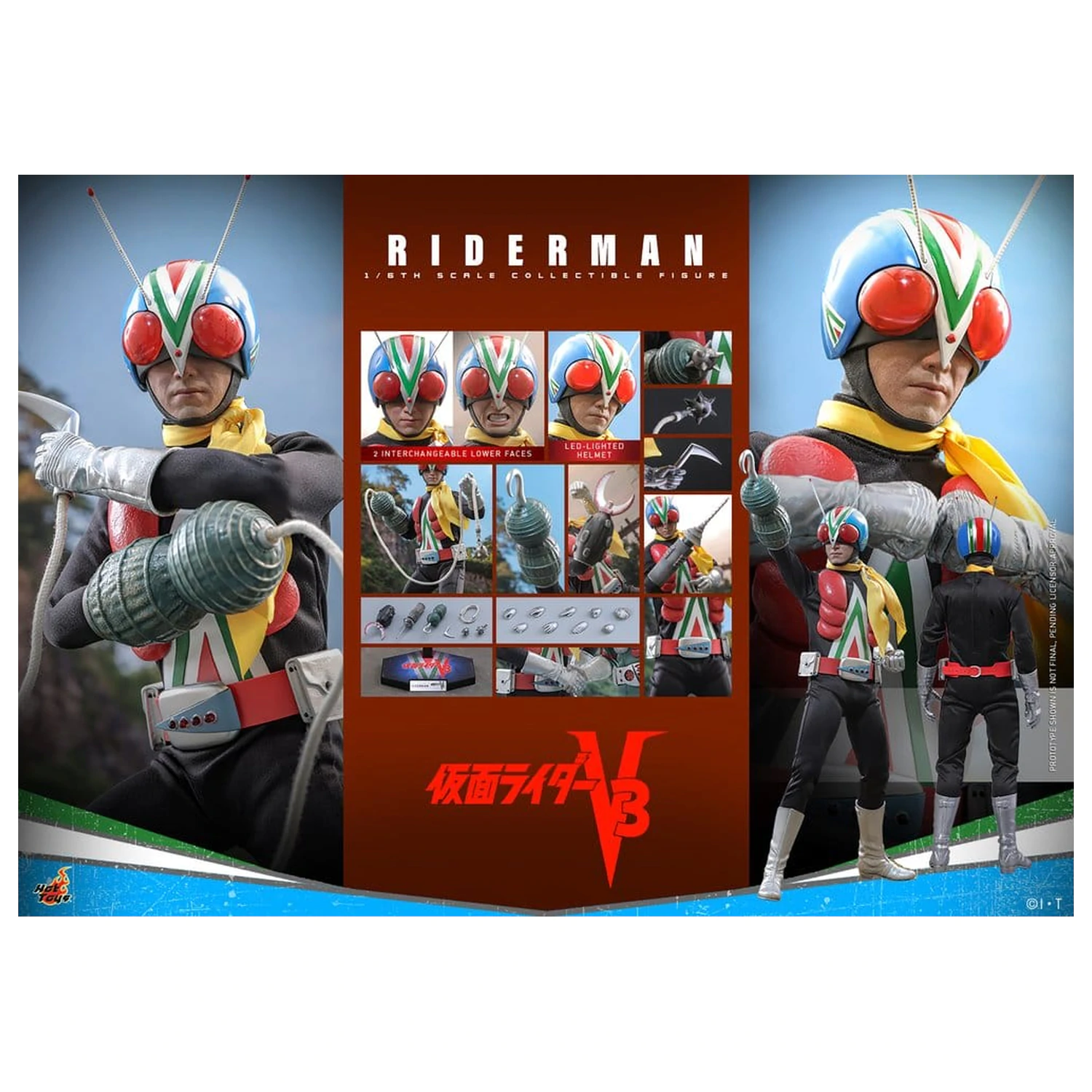 Kamen Rider Akční figurka 1/6 Riderman 30 cm fotografii produktu