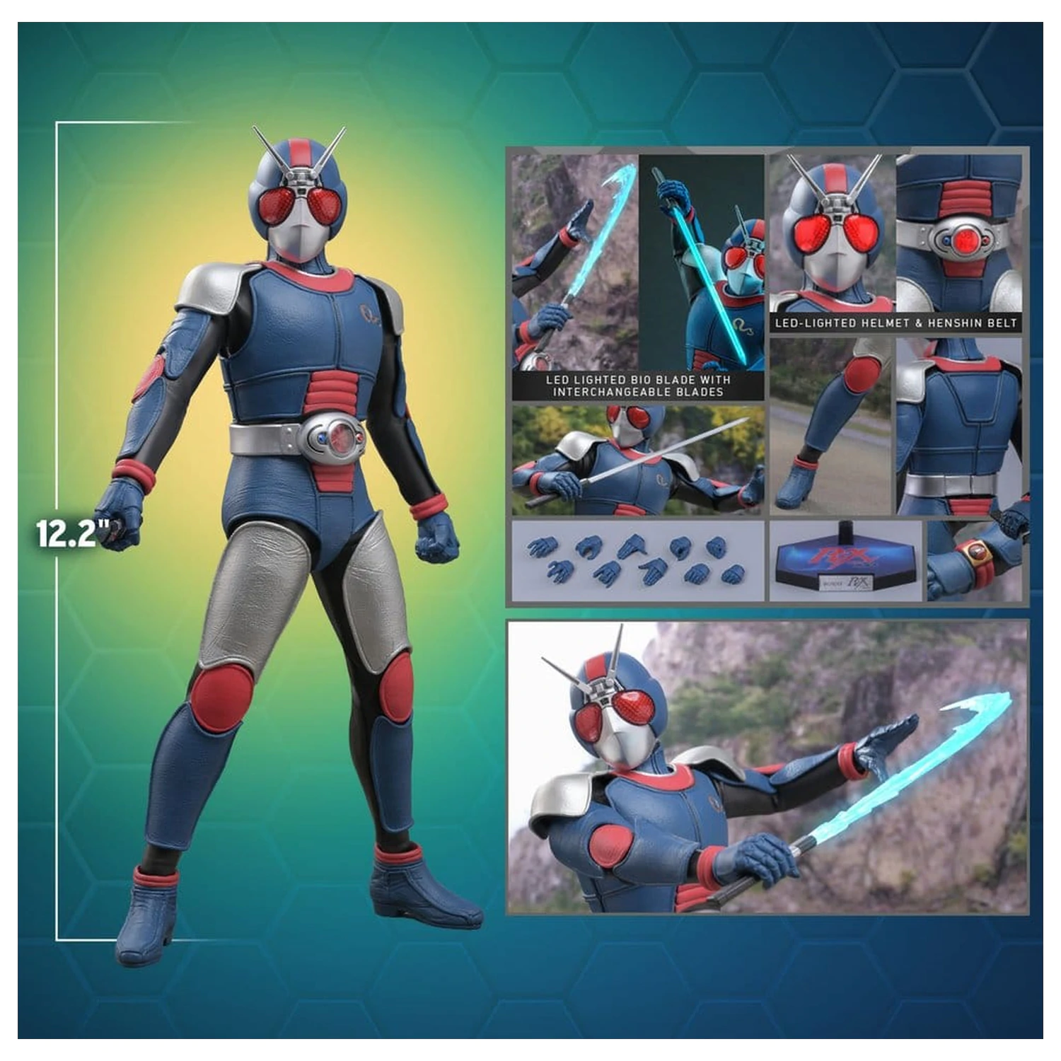 Kamen Rider Black RX akční figurka 1/6 BioRider 31 cm fotografii produktu