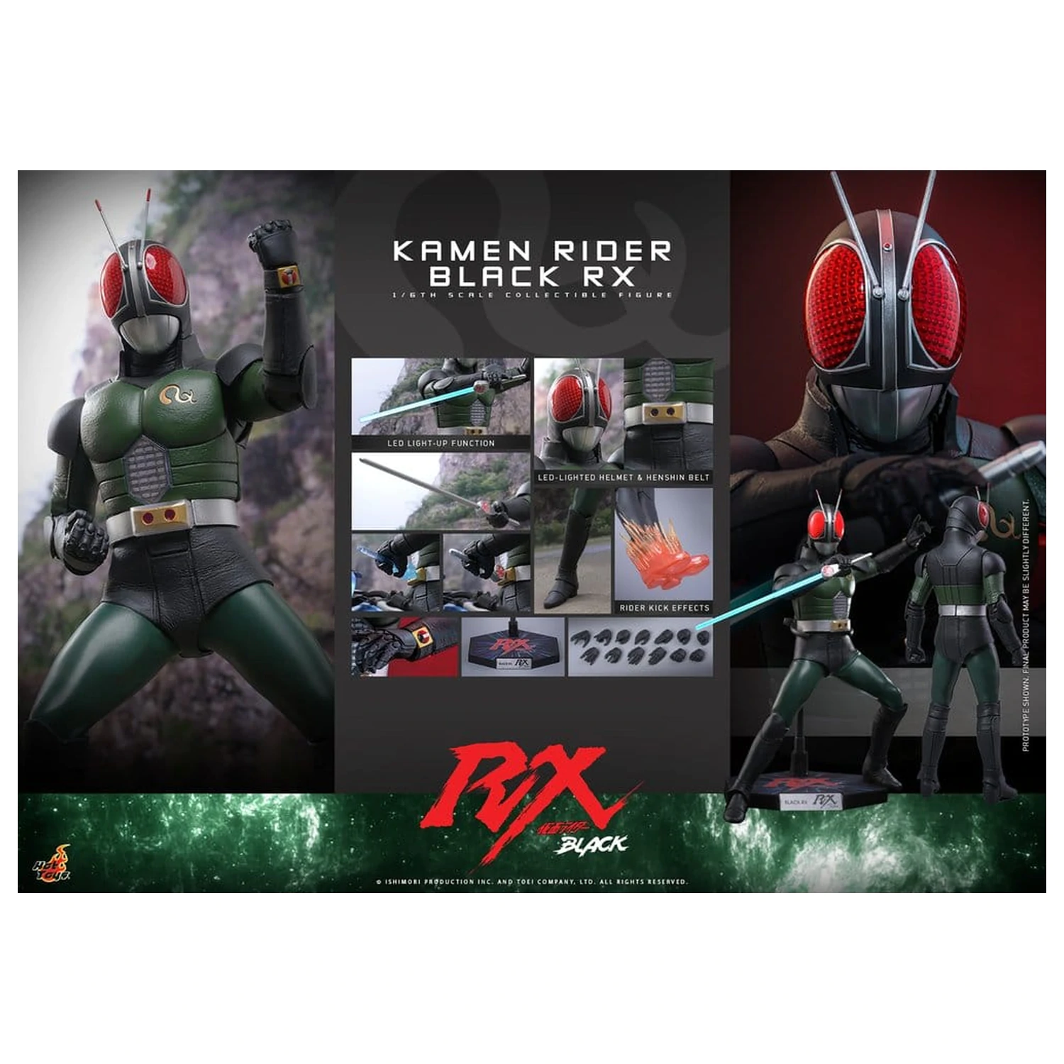 Kamen Rider Black RX akční figurka 1/6 Kamen Rider Black RX 31 cm fotografii produktu