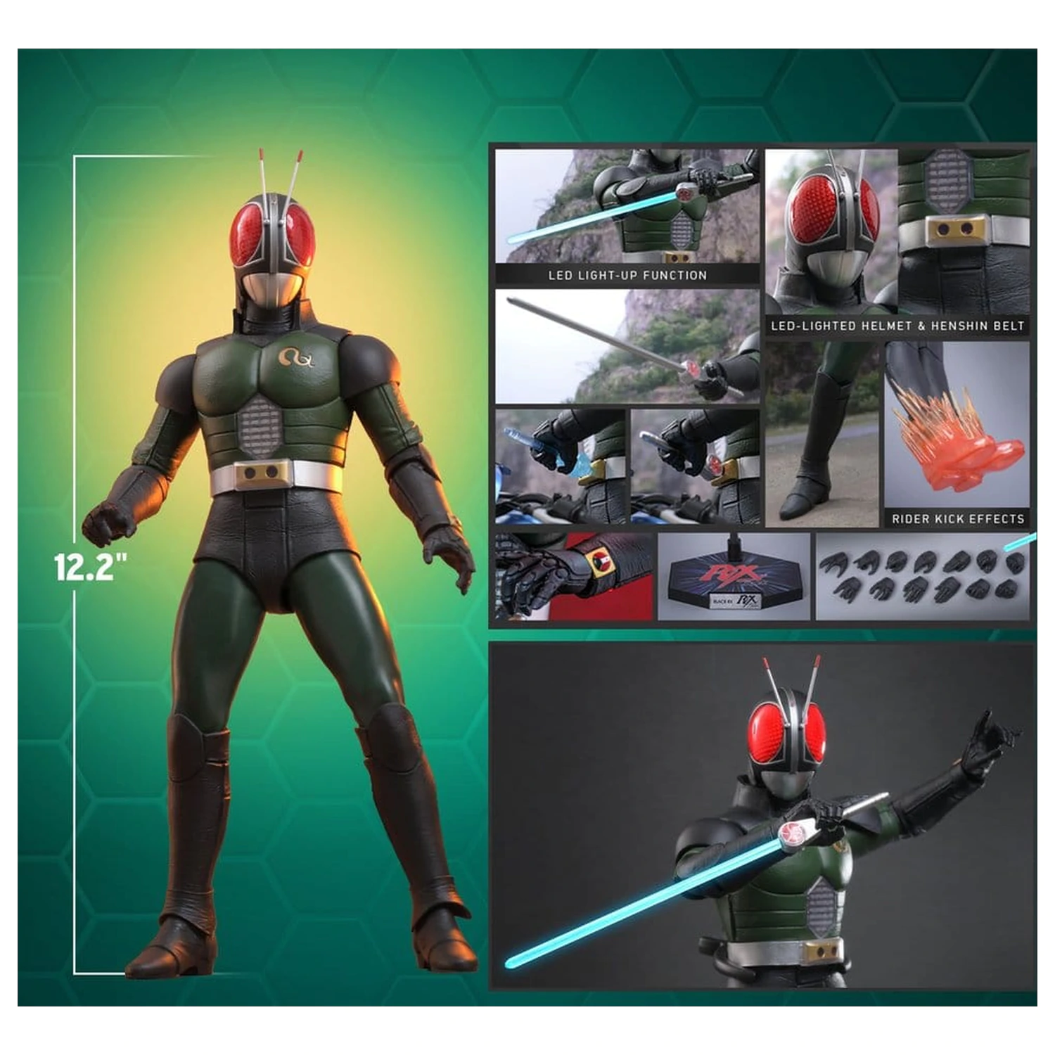 Kamen Rider Black RX akční figurka 1/6 Kamen Rider Black RX 31 cm fotografii produktu