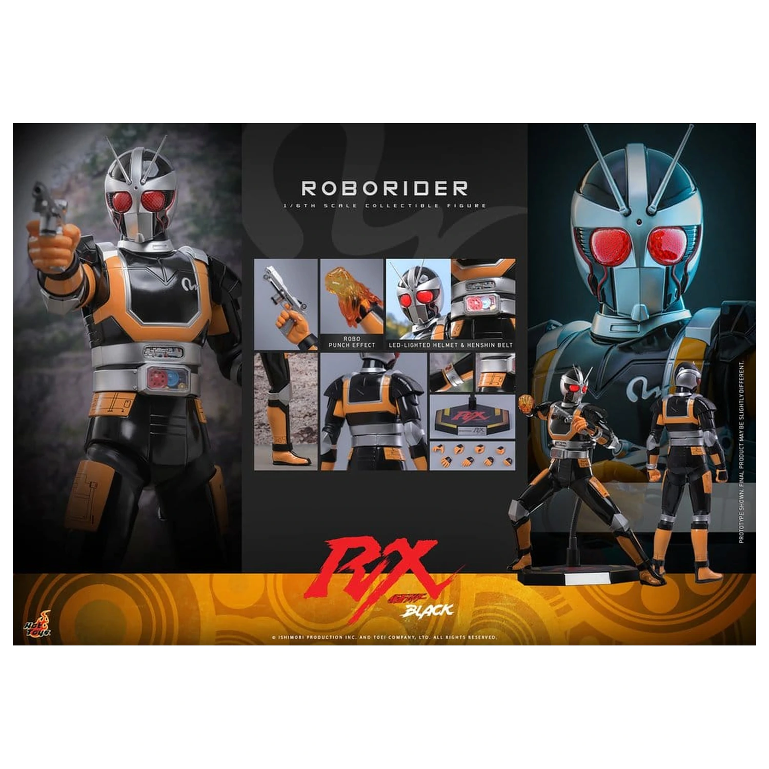 Kamen Rider Black RX akční figurka 1/6 RoboRider 31 cm fotografii produktu