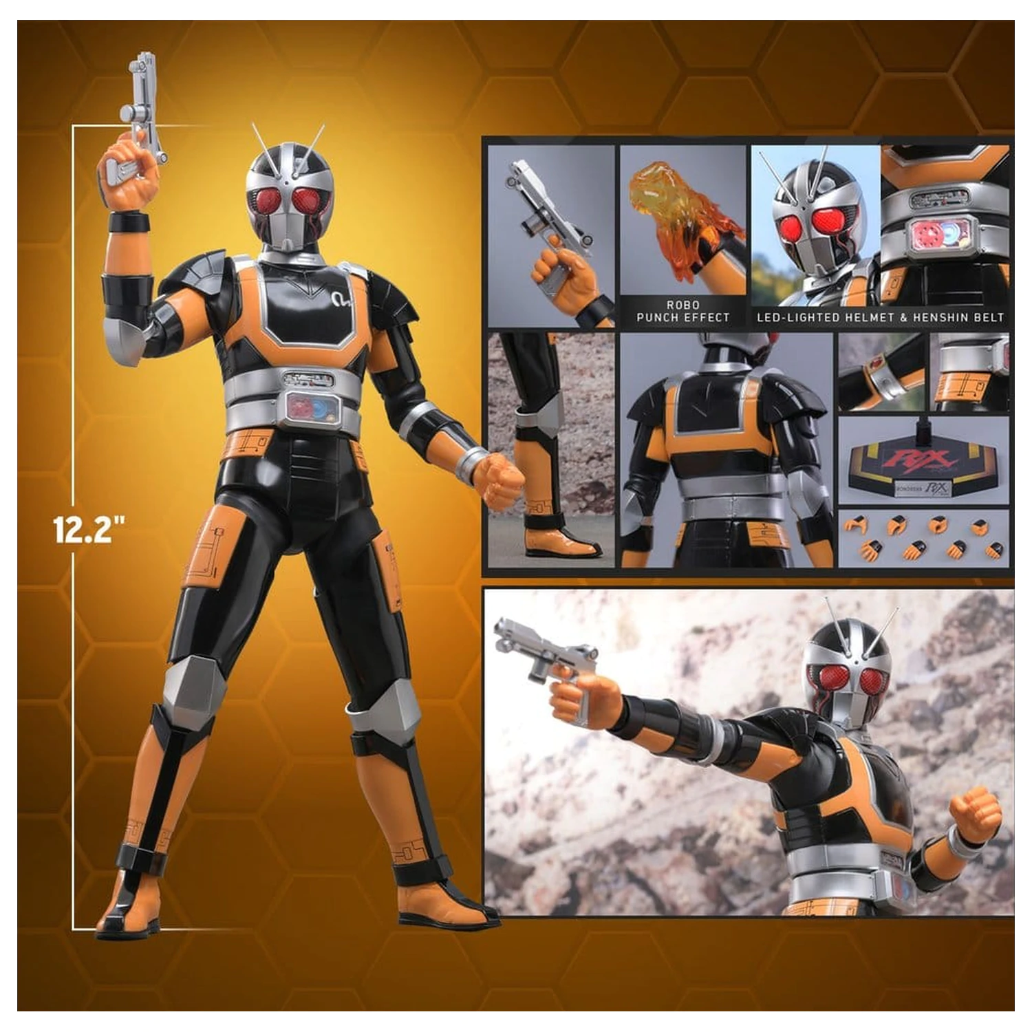 Kamen Rider Black RX akční figurka 1/6 RoboRider 31 cm fotografii produktu