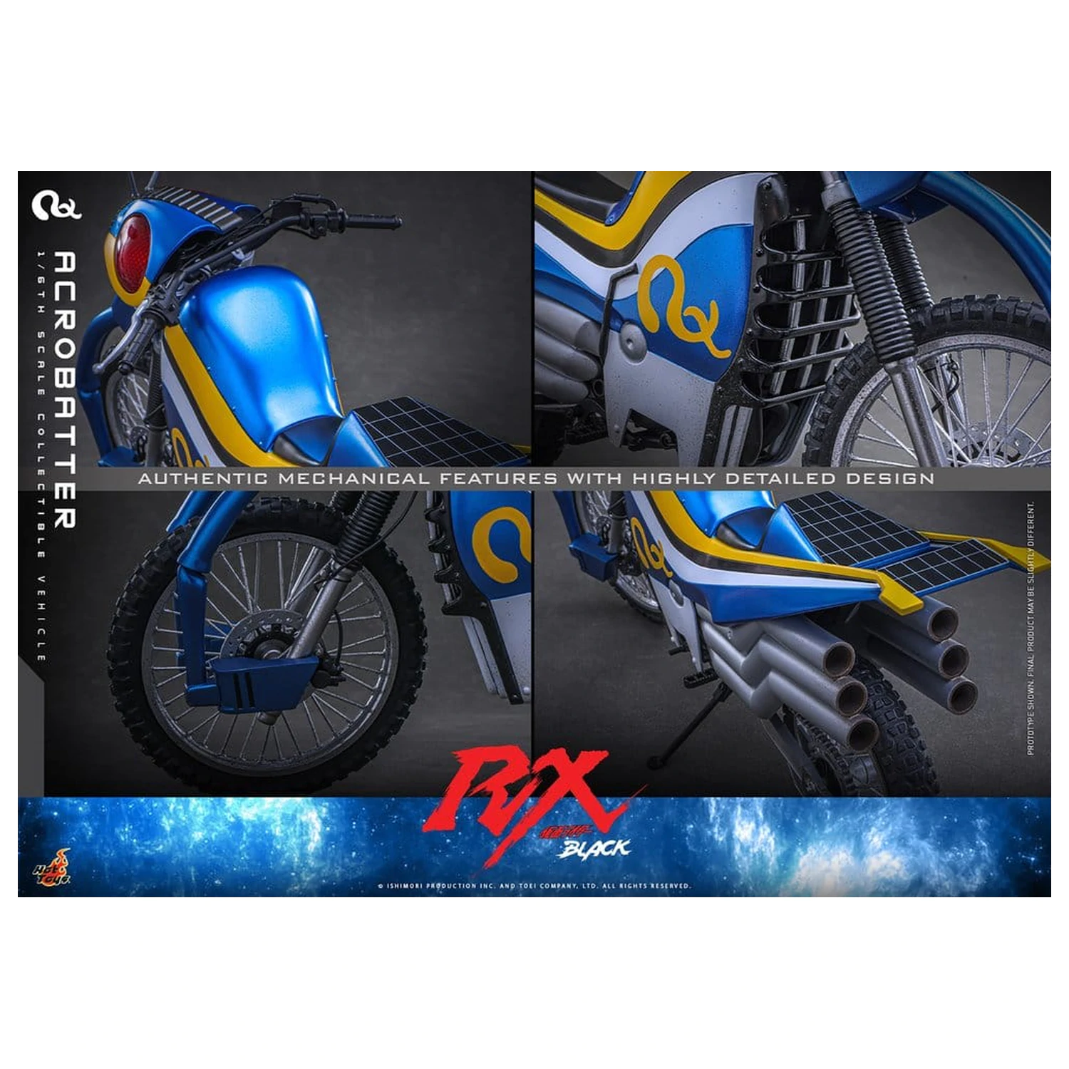 Kamen Rider Black RX Vozidlo 1/6 Acrobatter 38 cm fotografii produktu