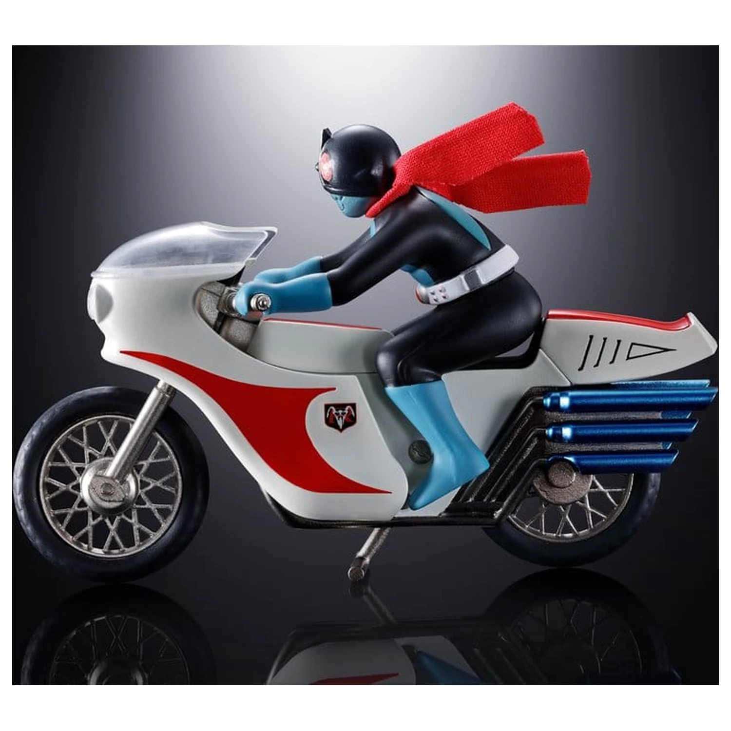 Kamen Rider Chogokin Kovová akční figurka Cyclone (Masked Rider 1) 9 cm fotografii produktu