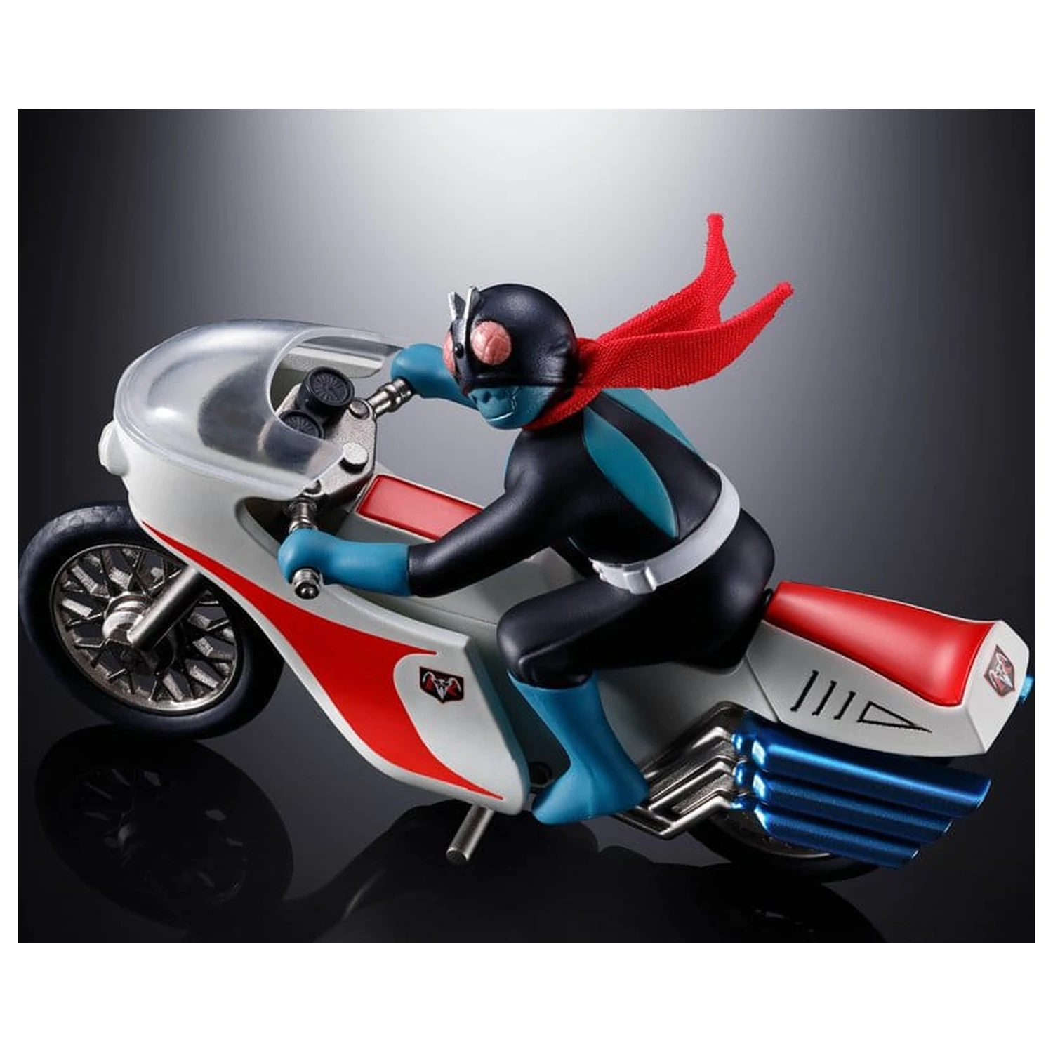 Kamen Rider Chogokin Kovová akční figurka Cyclone (Masked Rider 1) 9 cm fotografii produktu
