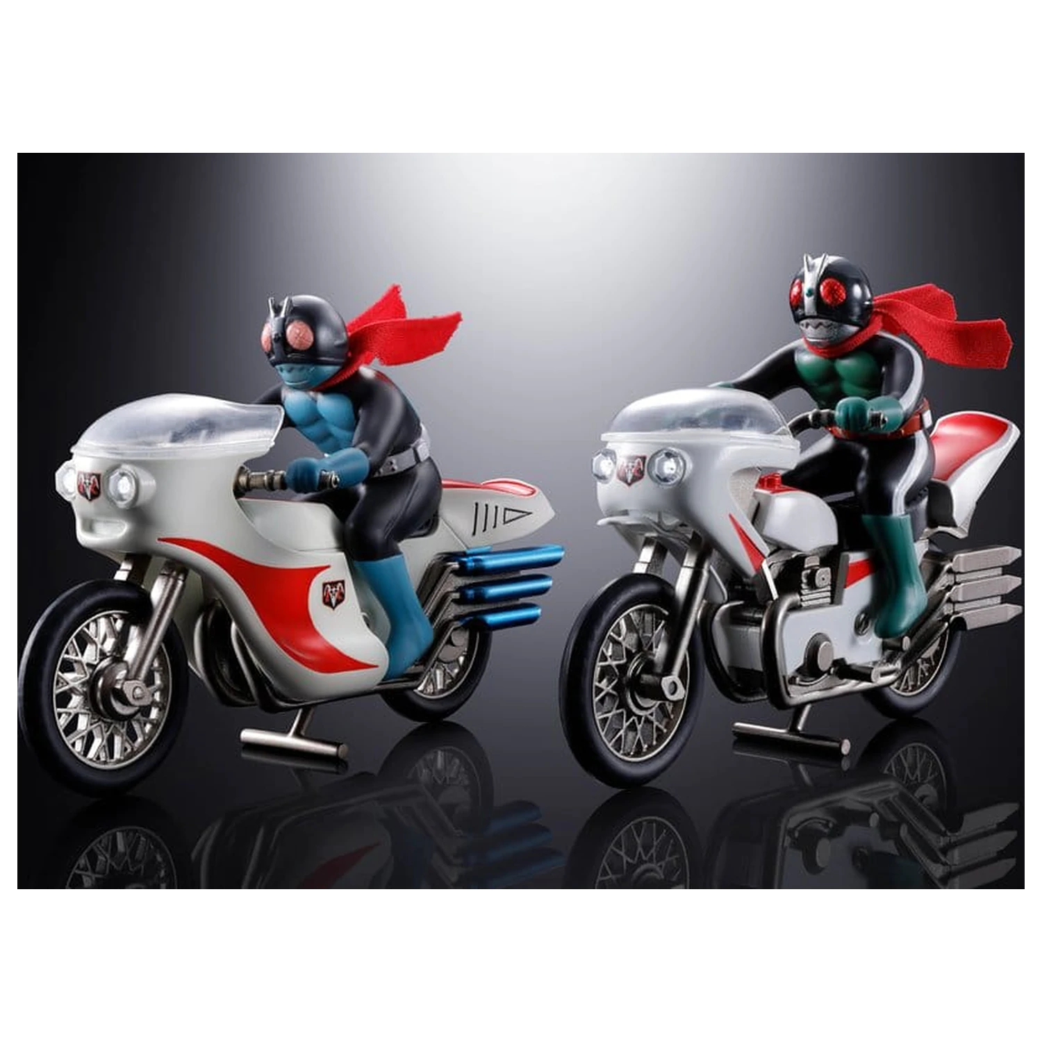 Kamen Rider Chogokin Kovová akční figurka Cyclone (Masked Rider 1) 9 cm fotografii produktu