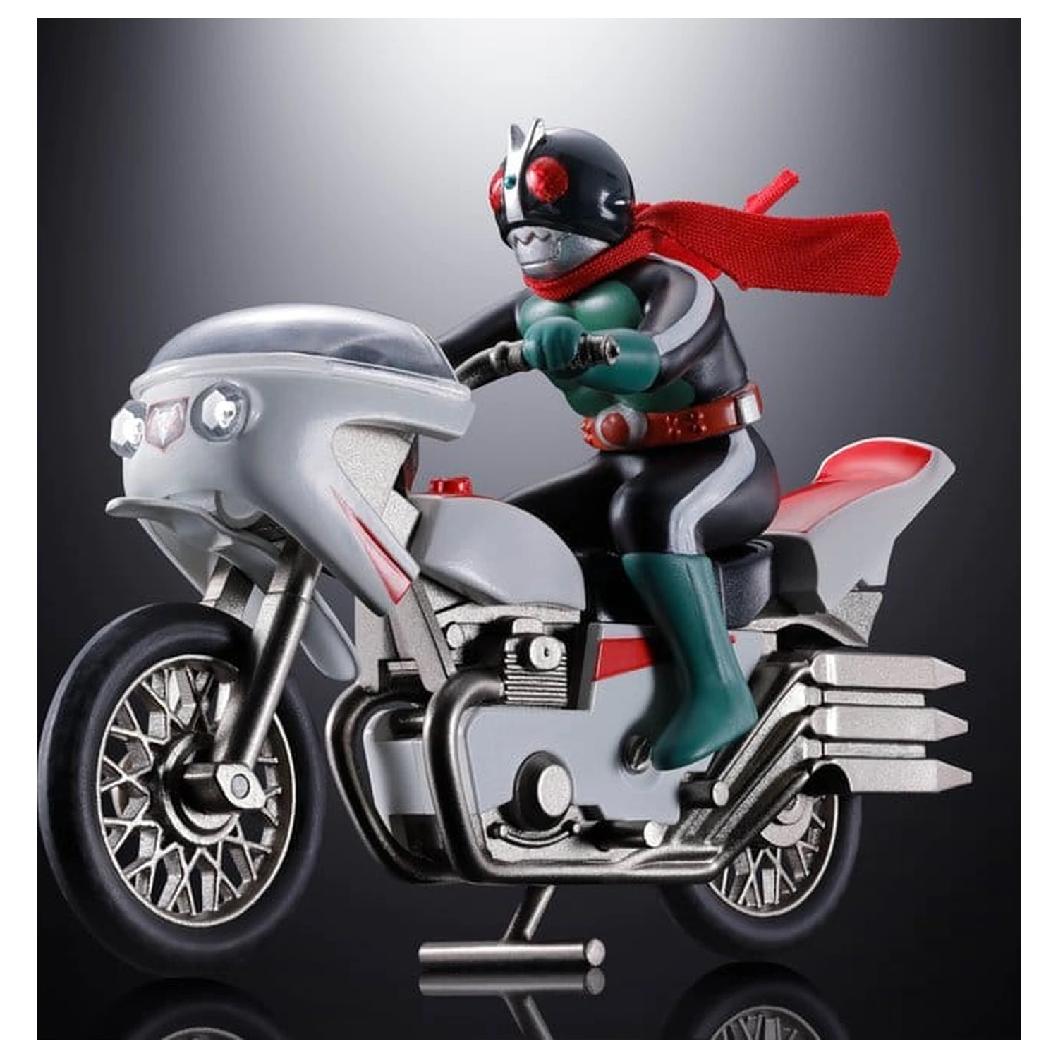 Kamen Rider Chogokin Diecast akční figurka Cyclone (Masked Rider 2) 9 cm fotografii produktu