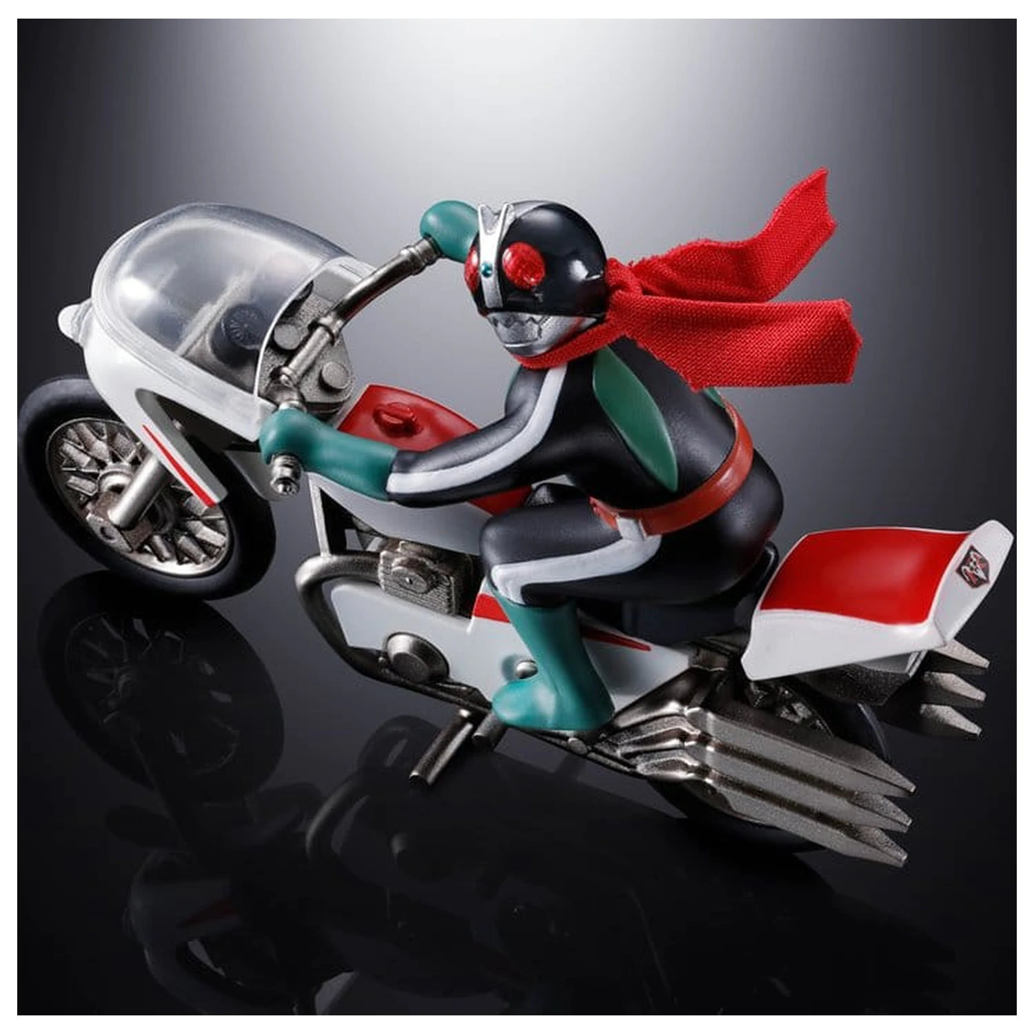 Kamen Rider Chogokin Diecast akční figurka Cyclone (Masked Rider 2) 9 cm fotografii produktu