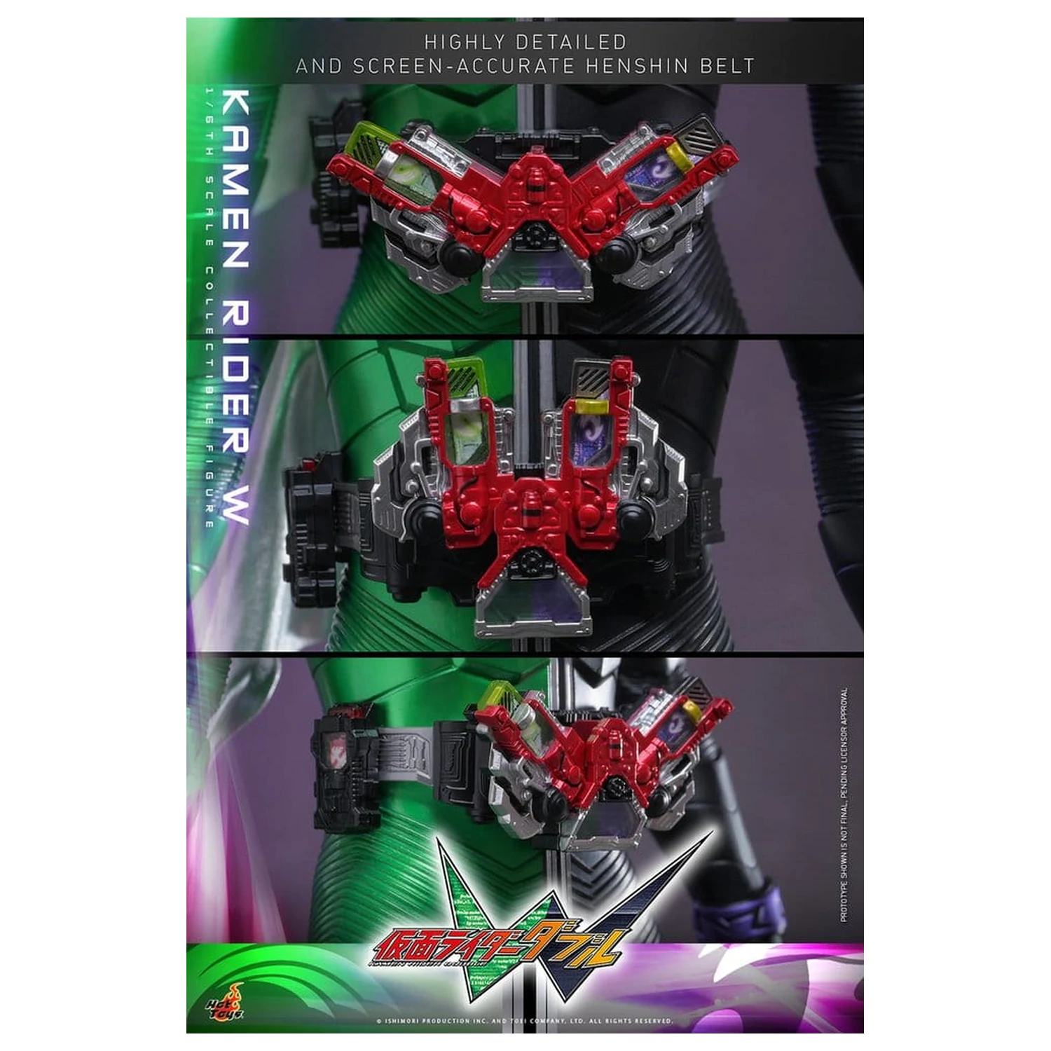 Kamen Rider Television Masterpiece Series akční figurka 1/6 Kamen Rider W 31 cm fotografii produktu