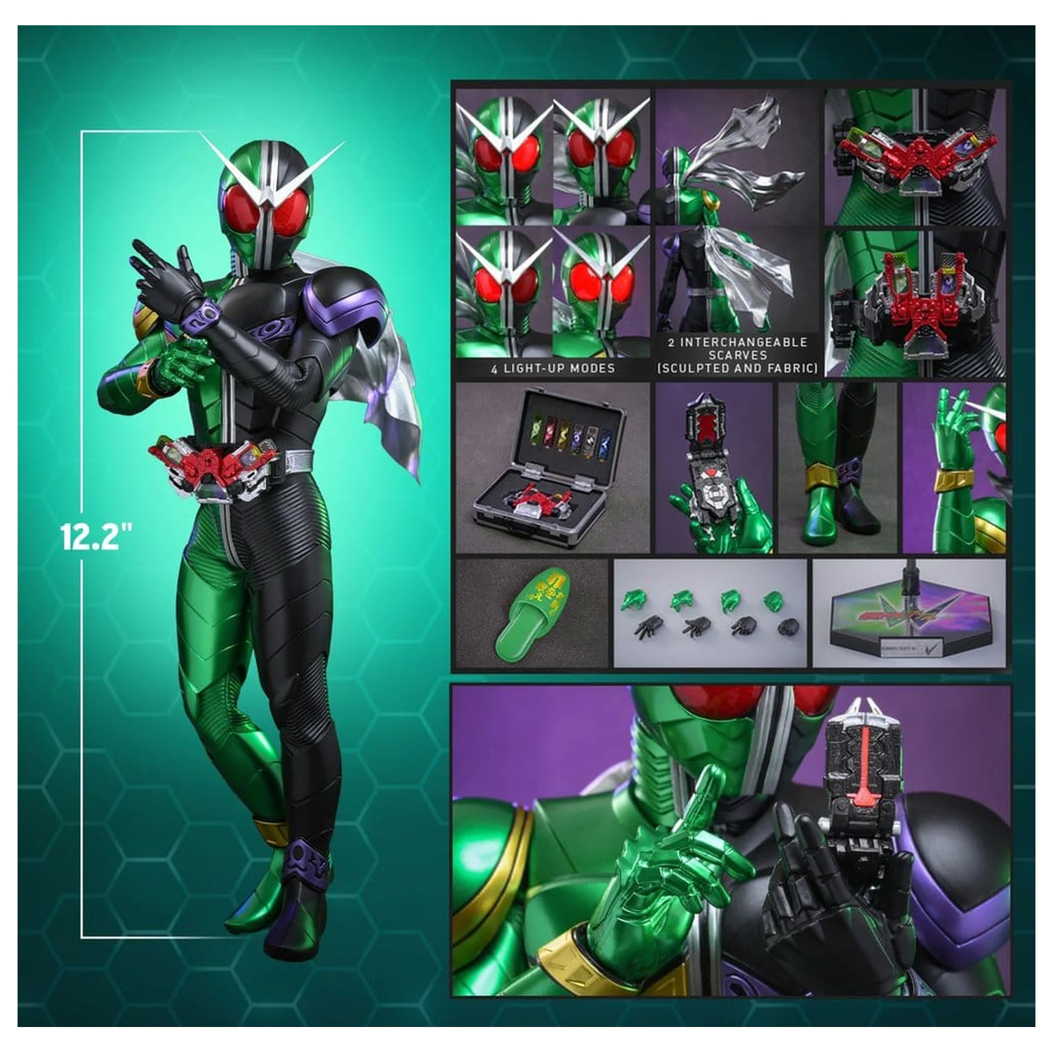 Kamen Rider Television Masterpiece Series akční figurka 1/6 Kamen Rider W 31 cm fotografii produktu