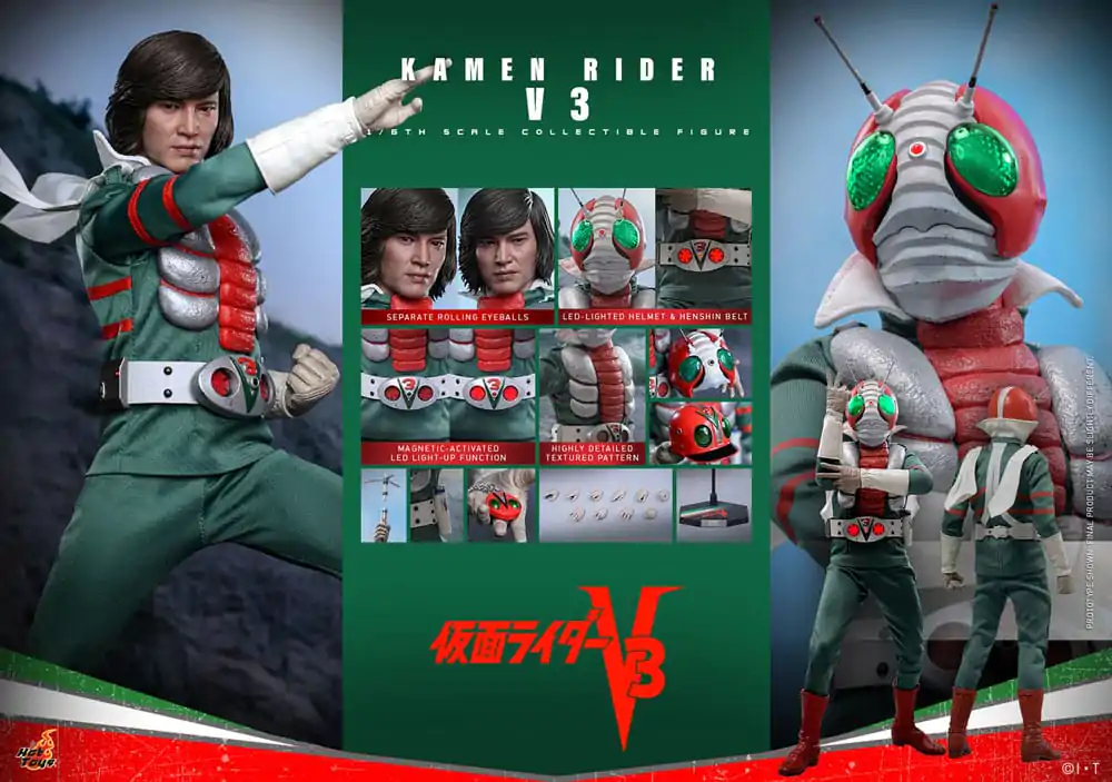 Kamen Rider V3 1/6 Kamen Rider V3 akční figurka 30 cm fotografii produktu