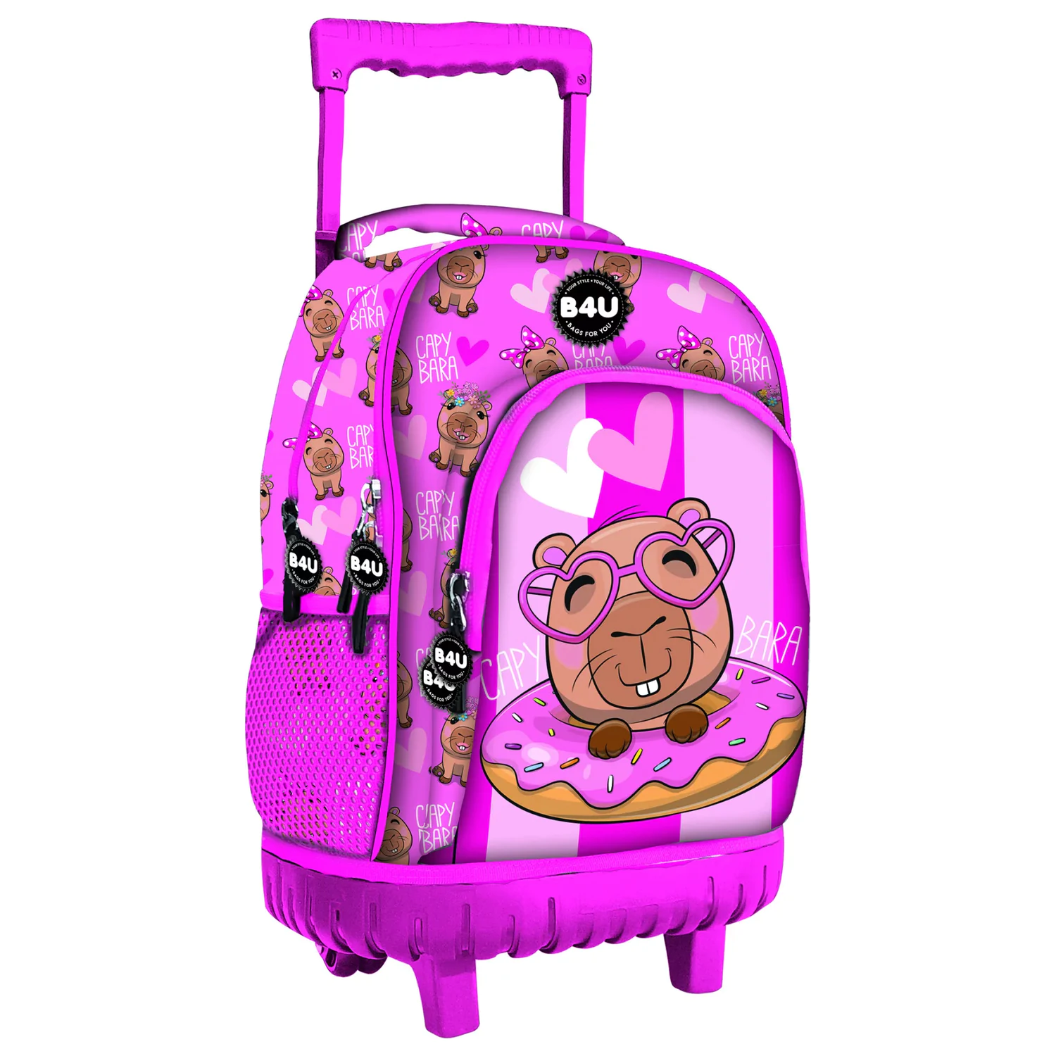 Capybara Donut Premium Rolling školní taška, taška 44 cm fotografii produktu