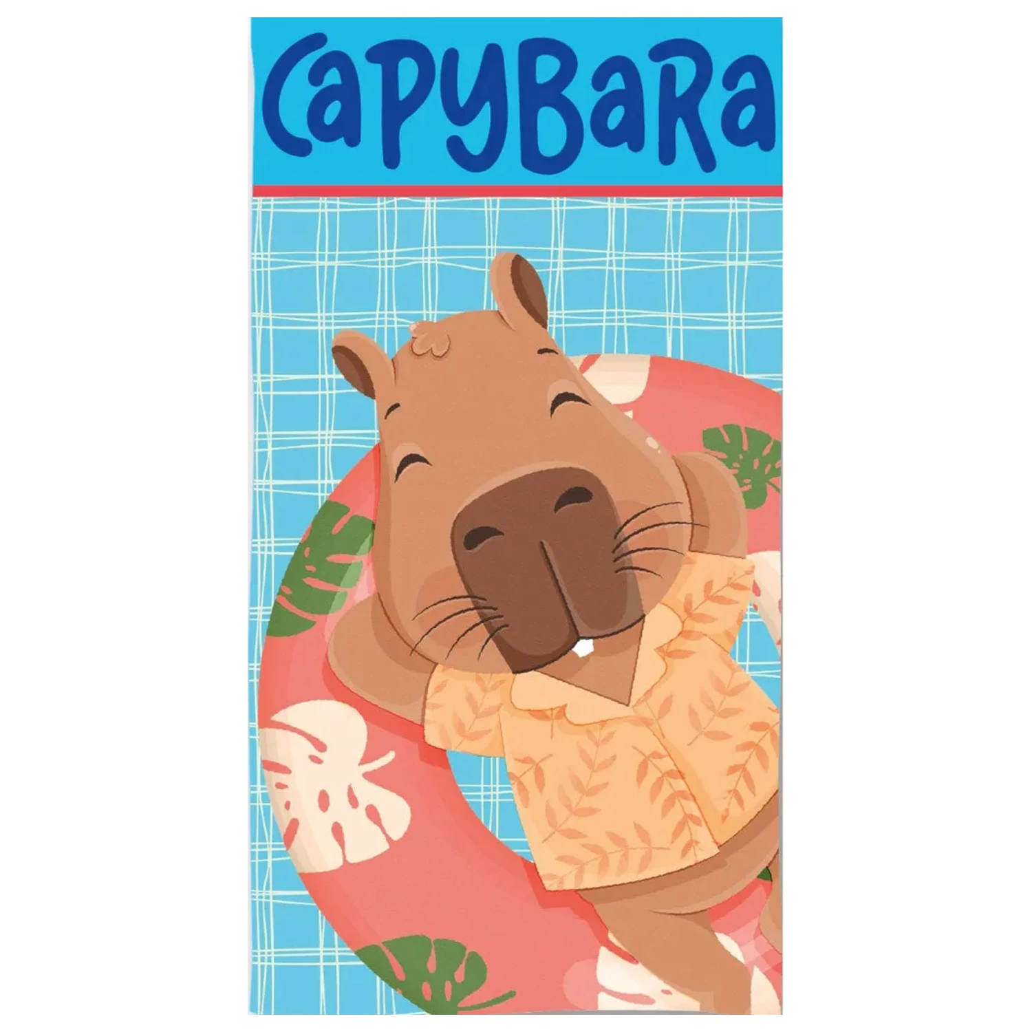 Capybara Float Fun Ručník 70x140cm fotografii produktu