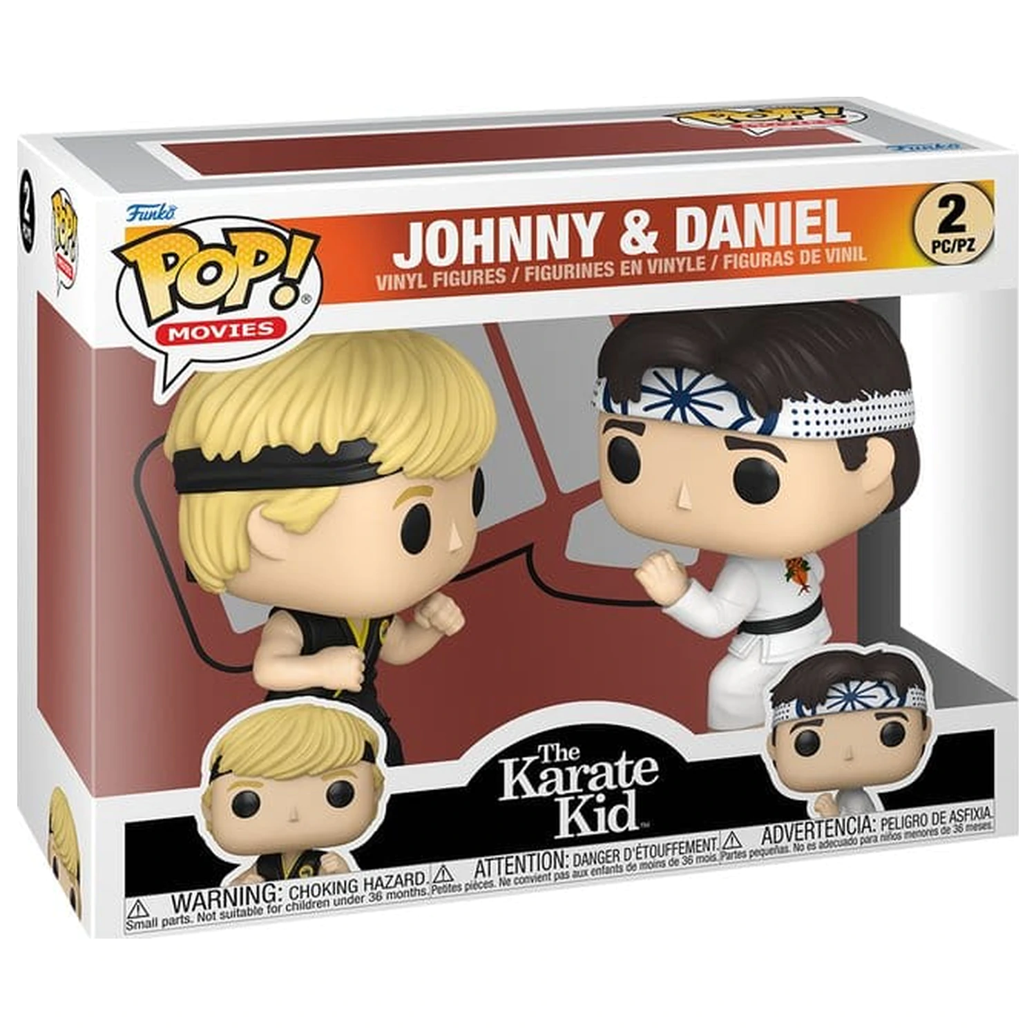Karate Kid Funko POP! Movies Vinylové figurky balení 2 kusů Johnny & Daniel 9 cm fotografii produktu