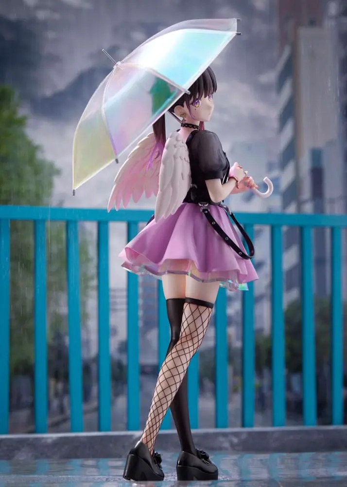 PVC soška 1/7 Mihane 24 cm s deštníkem otevřeným a křídly zavřenými fotografii produktu