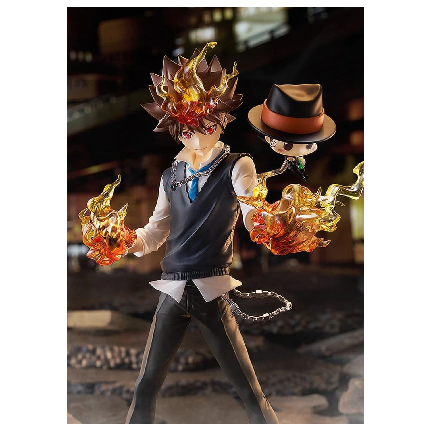 Katekyo Hitman Reborn Pop Up Parade SP PVC figurky 2-balení Tsunayoshi Sawada & Reborn 24 cm fotografii produktu