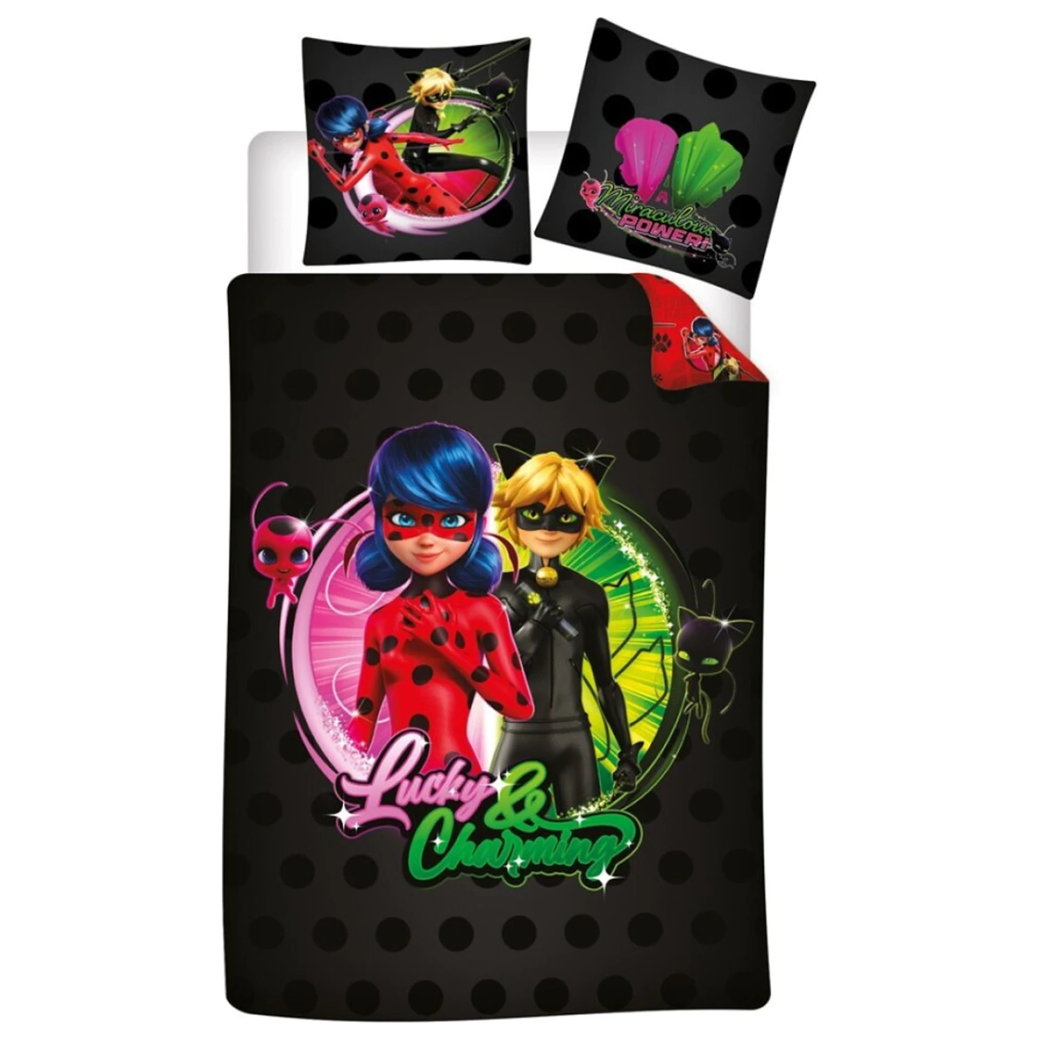 Miraculous Ladybug and Cat Noir Adventures Lucky povlak na peřinu fotografii produktu