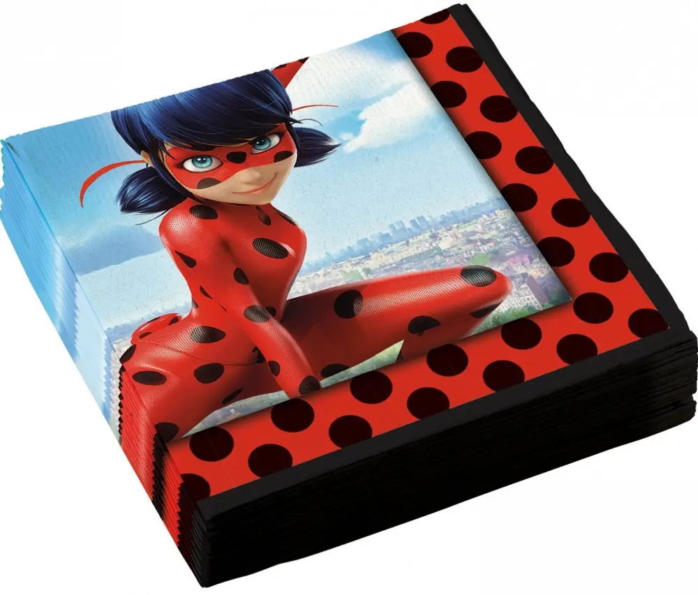 Miraculous: Tales of Ladybug & Cat Noir ubrousky 20 kusů fotografii produktu