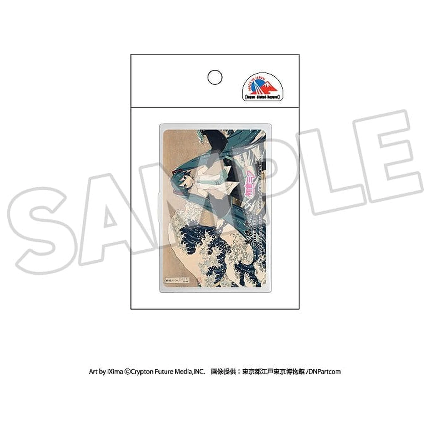Katsushika Hokusai x Hatsune Miku Hrací karty fotografii produktu