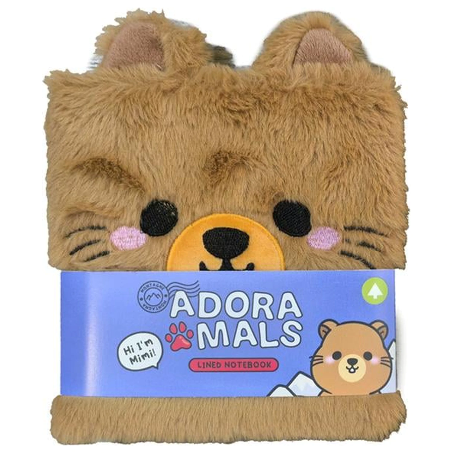 KAWAII Adoramals Mimi the Marmot Prémiový plyšový zápisník fotografii produktu