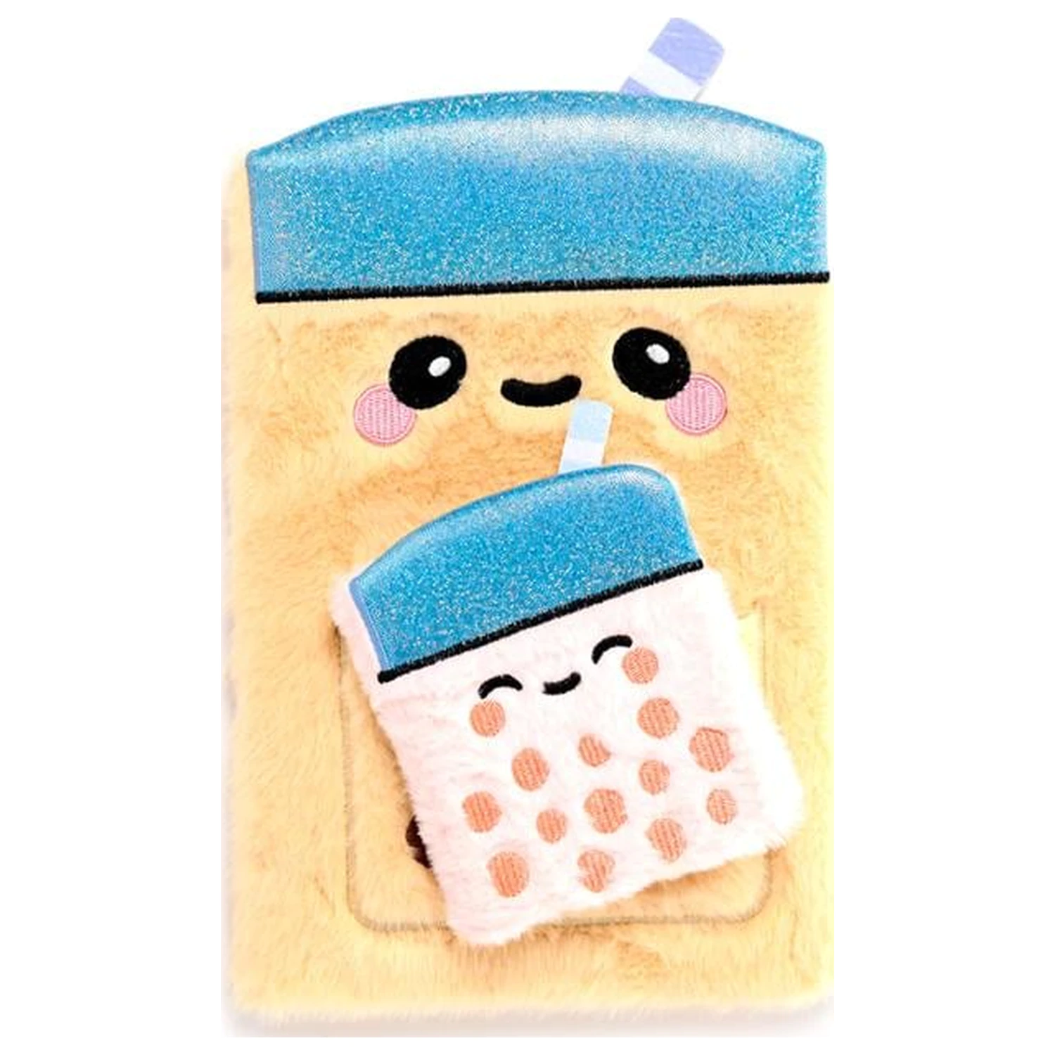 KAWAII Boba the Bubble Tea Premium Fluffy Zápisník + 1 Mini fotografii produktu