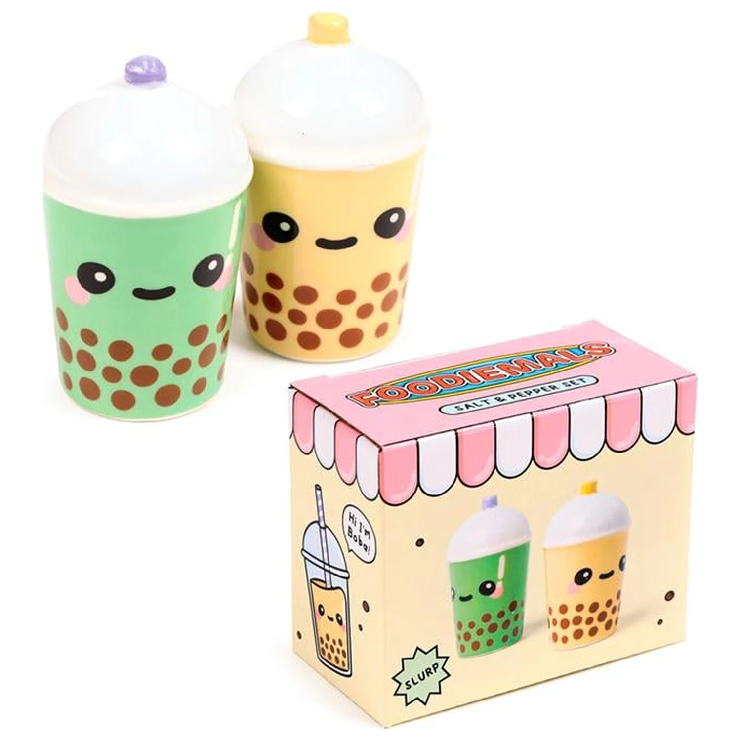 KAWAII Boba the Bubble Tea solnička a pepřenka sada fotografii produktu