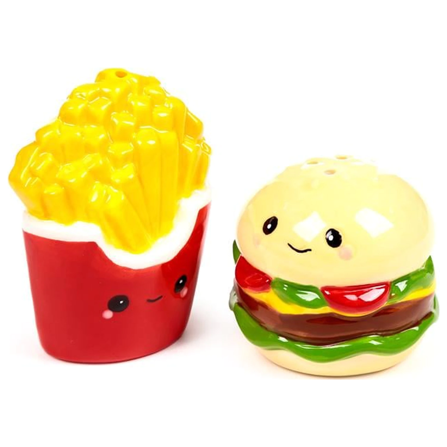 Kawaii Burger a Hranolky Solničky a Pepřenky Sada fotografii produktu
