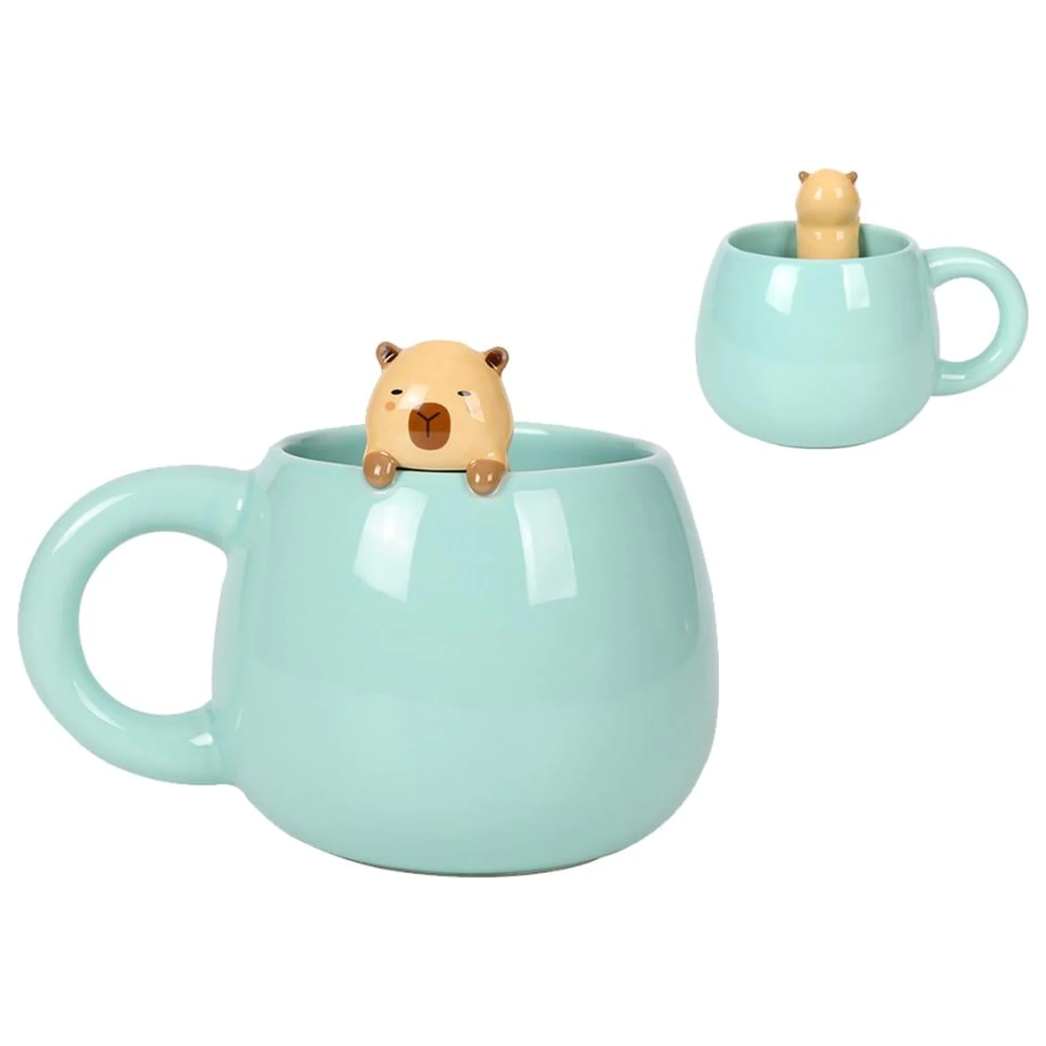 Kawaii Capybara keramický hrnek 470 ml fotografii produktu